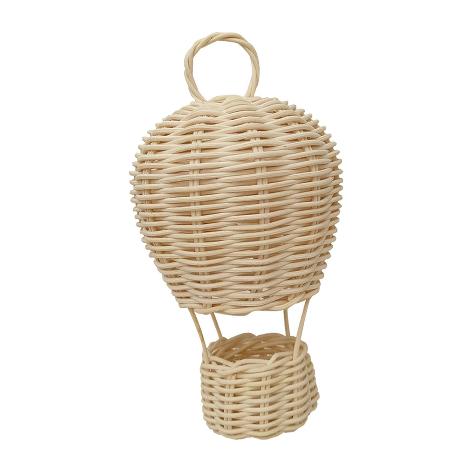 Rattan Hot Air Balloon Decor
