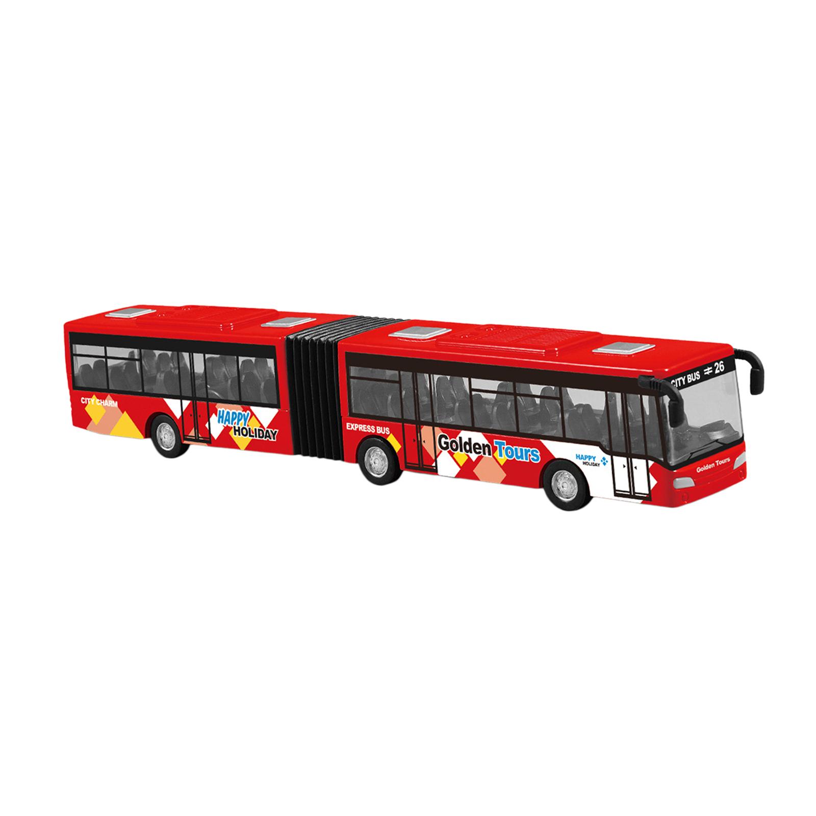 Pull Back Bus Model Red