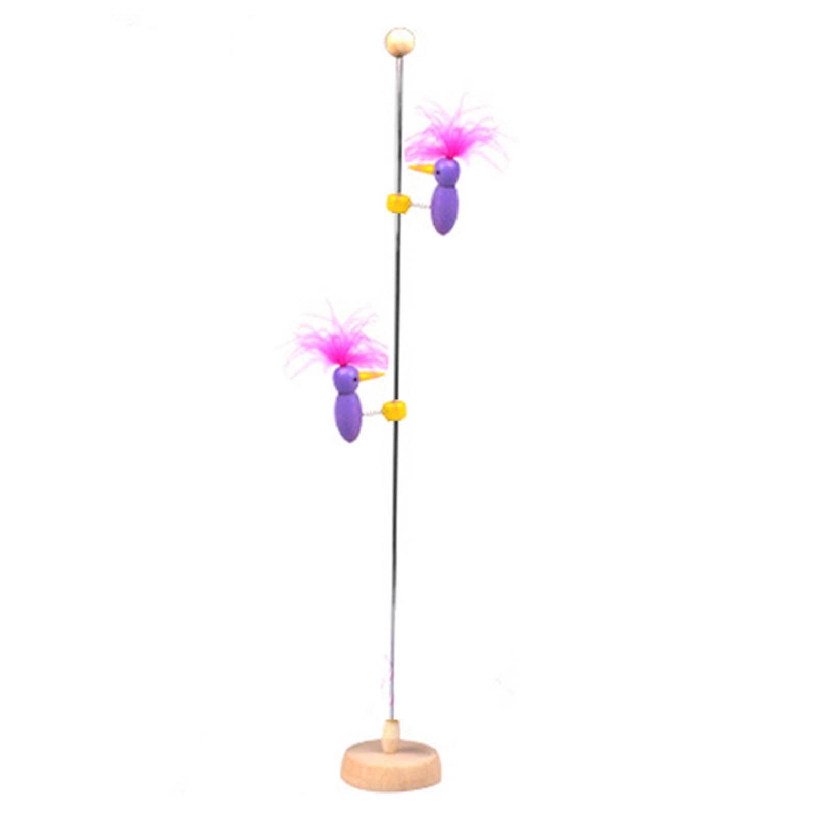 Wooden Bird Pole Toy
