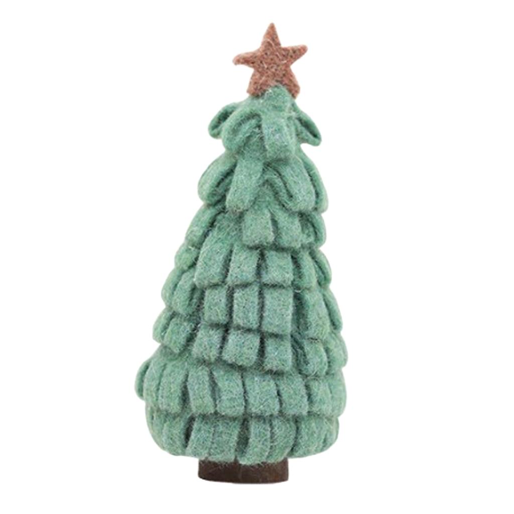 Decorazioni Per La Tavola Da Tavolo Albero Di Natale Feltro Vacanza Natale Ebay