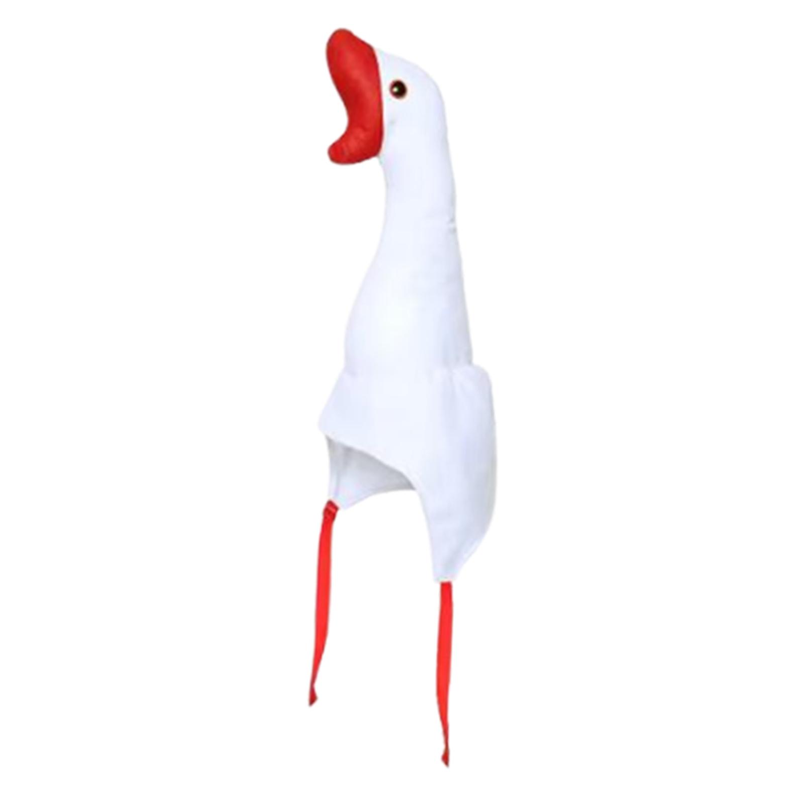 Plush Goose Hat Decorative Head Cover Headgear