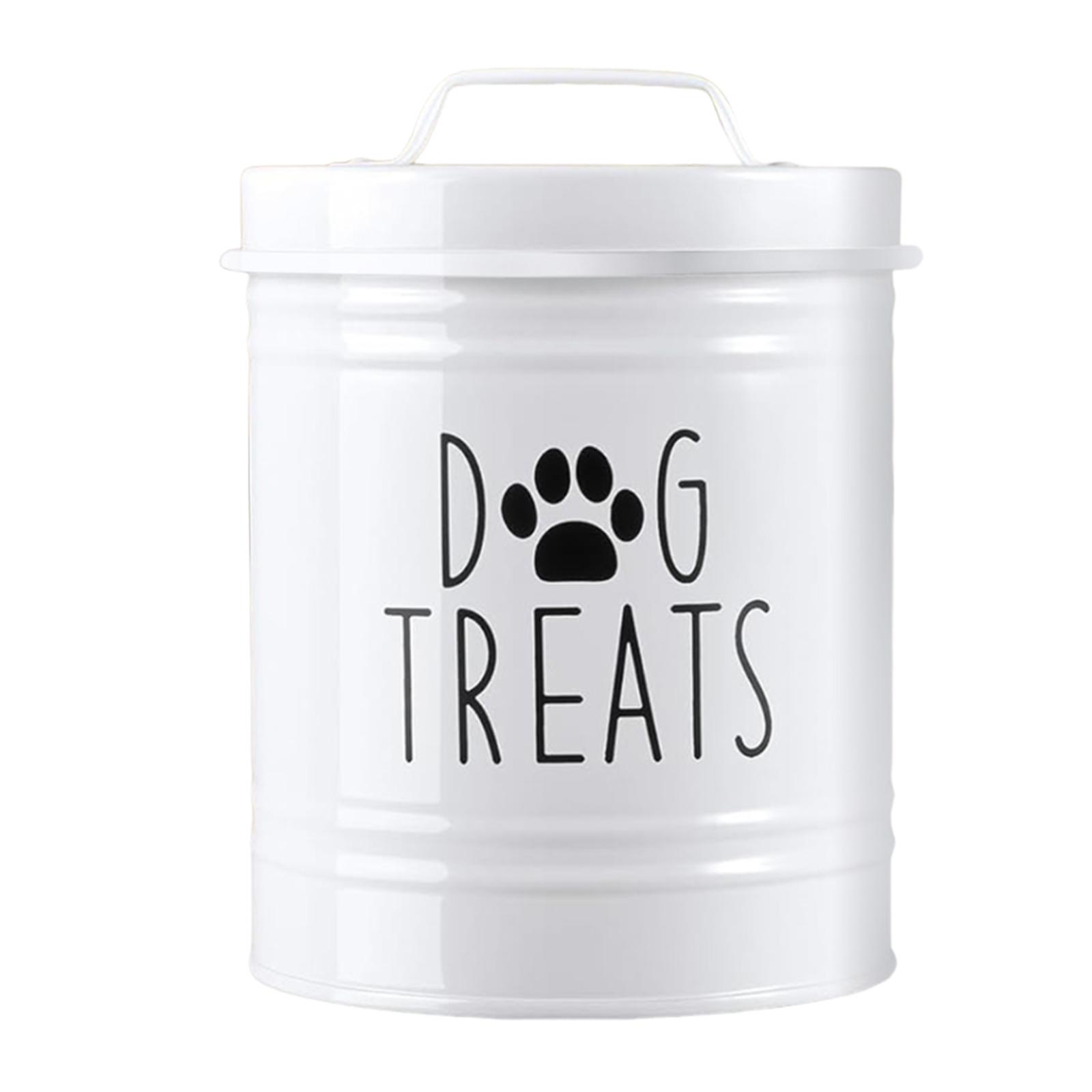 Dog Food Storage Container with Metal Handle