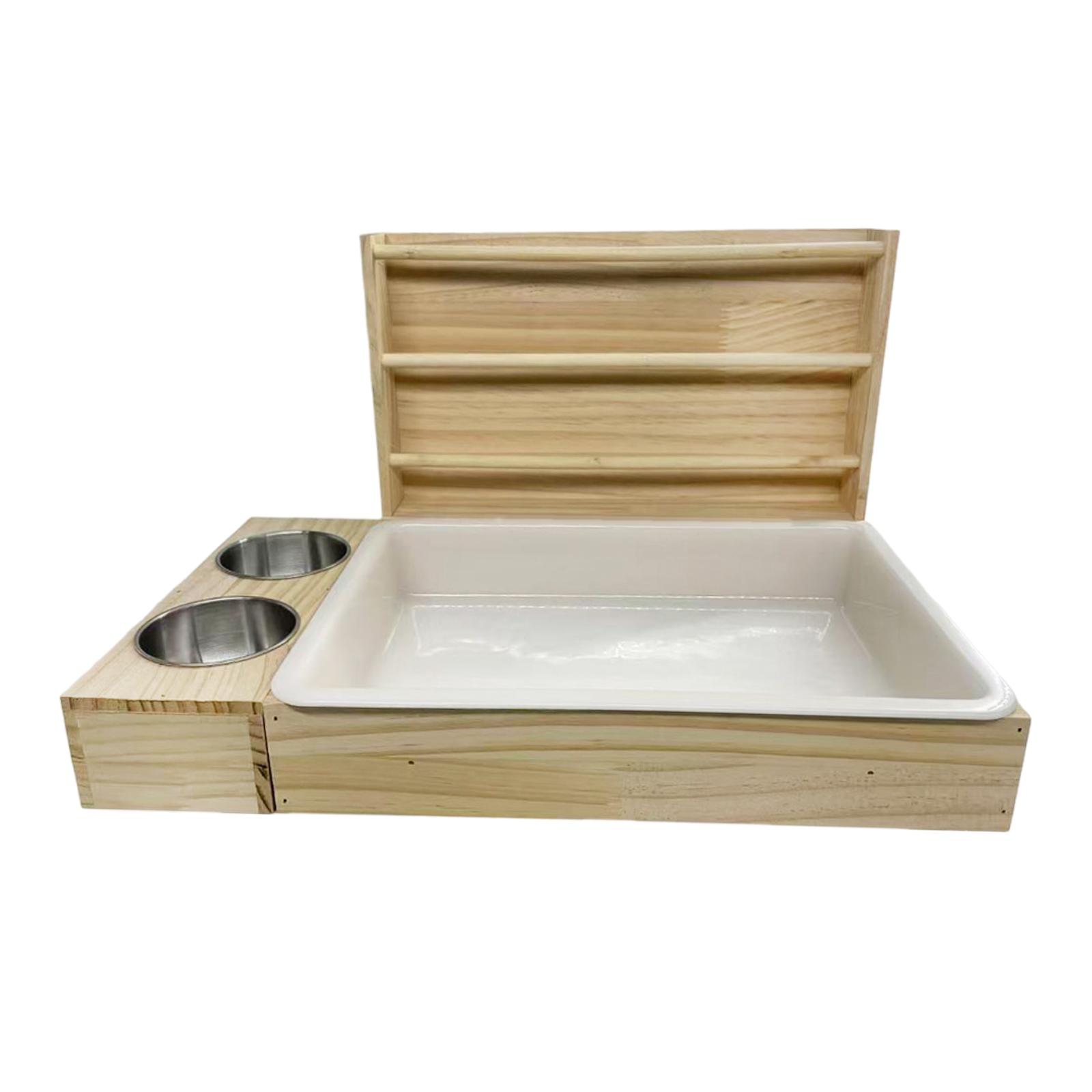 Wooden Bunny Hay Feeder