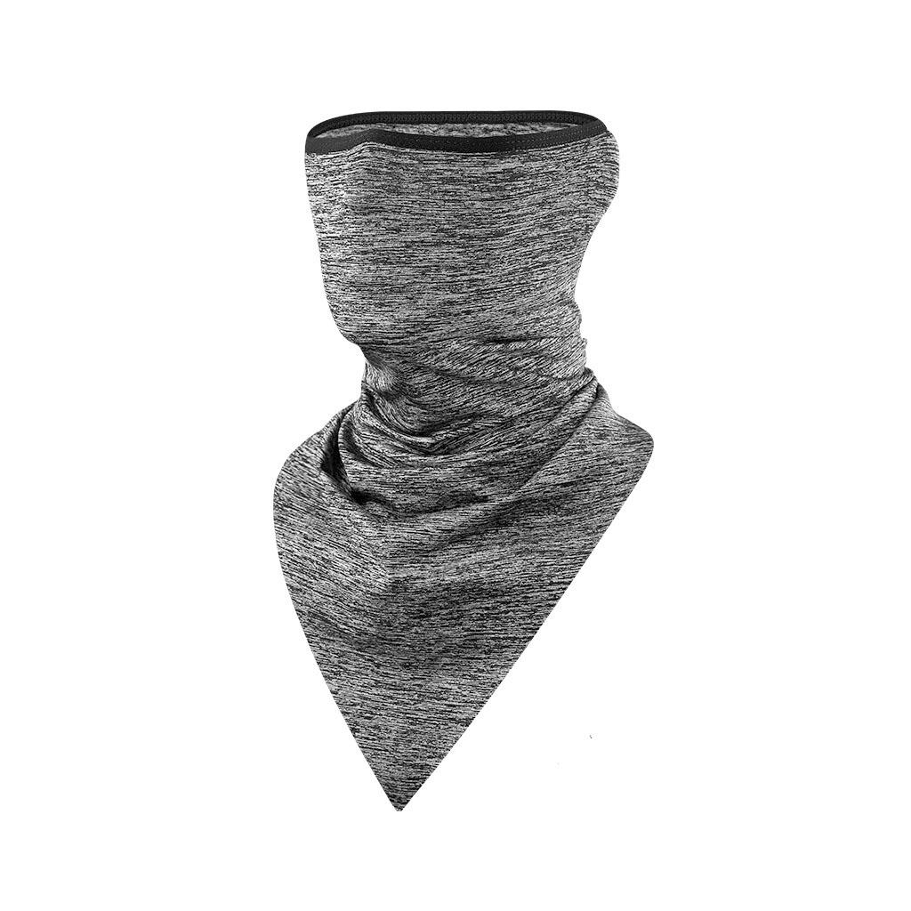 Face Mask Sun Shield Neck Gaiter Balaclava Neckerchief Bandana Gray