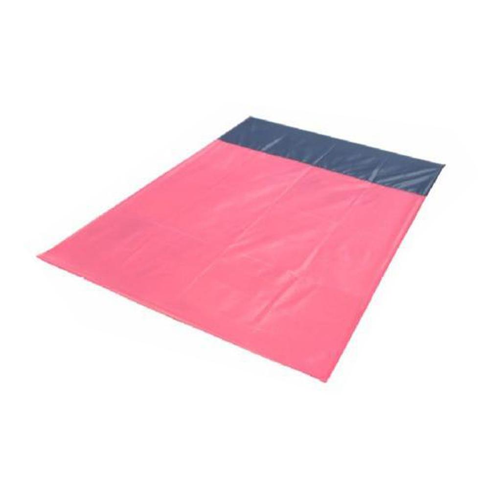 Picnic Camping Mat Waterproof Beach Folding Mattress 1.4x2m Rosy Red