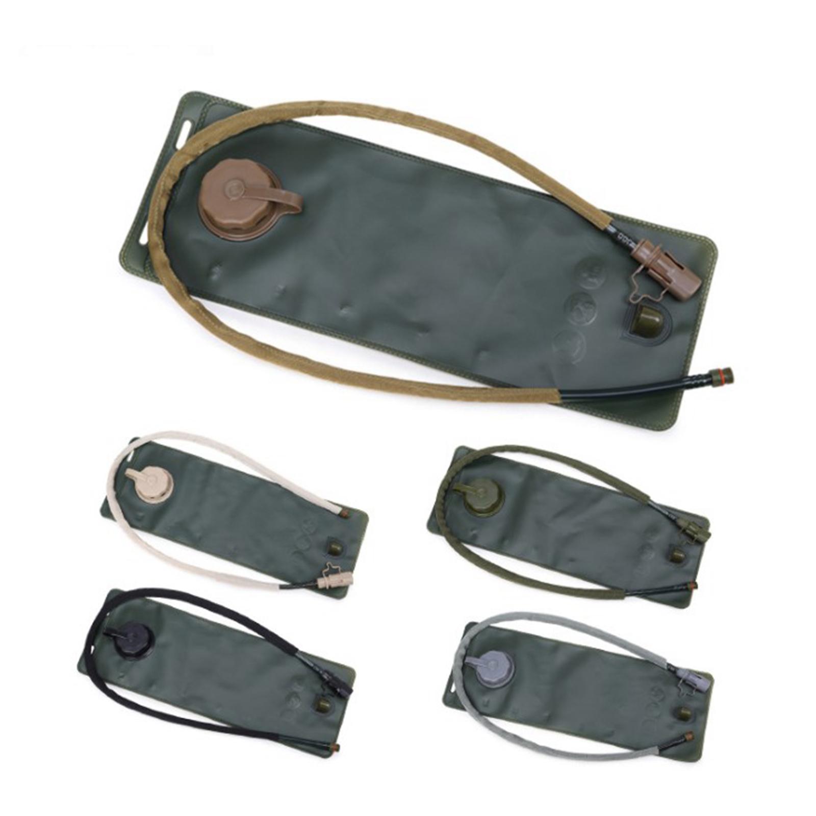 Water Bladder Hydration Pack Bag Backpack Water Storage Black 3L 16x45cm