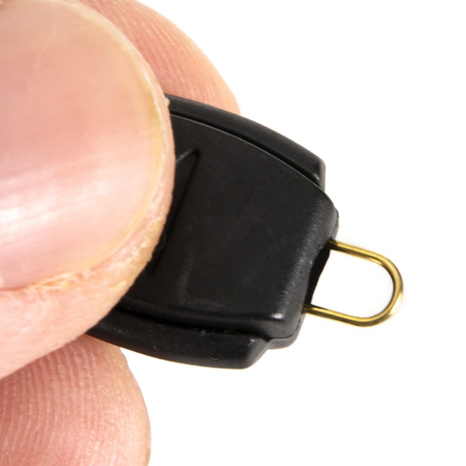 5x Compact Fishing Sub Line Clips Pin Anti-Tangle Hook Threader Black