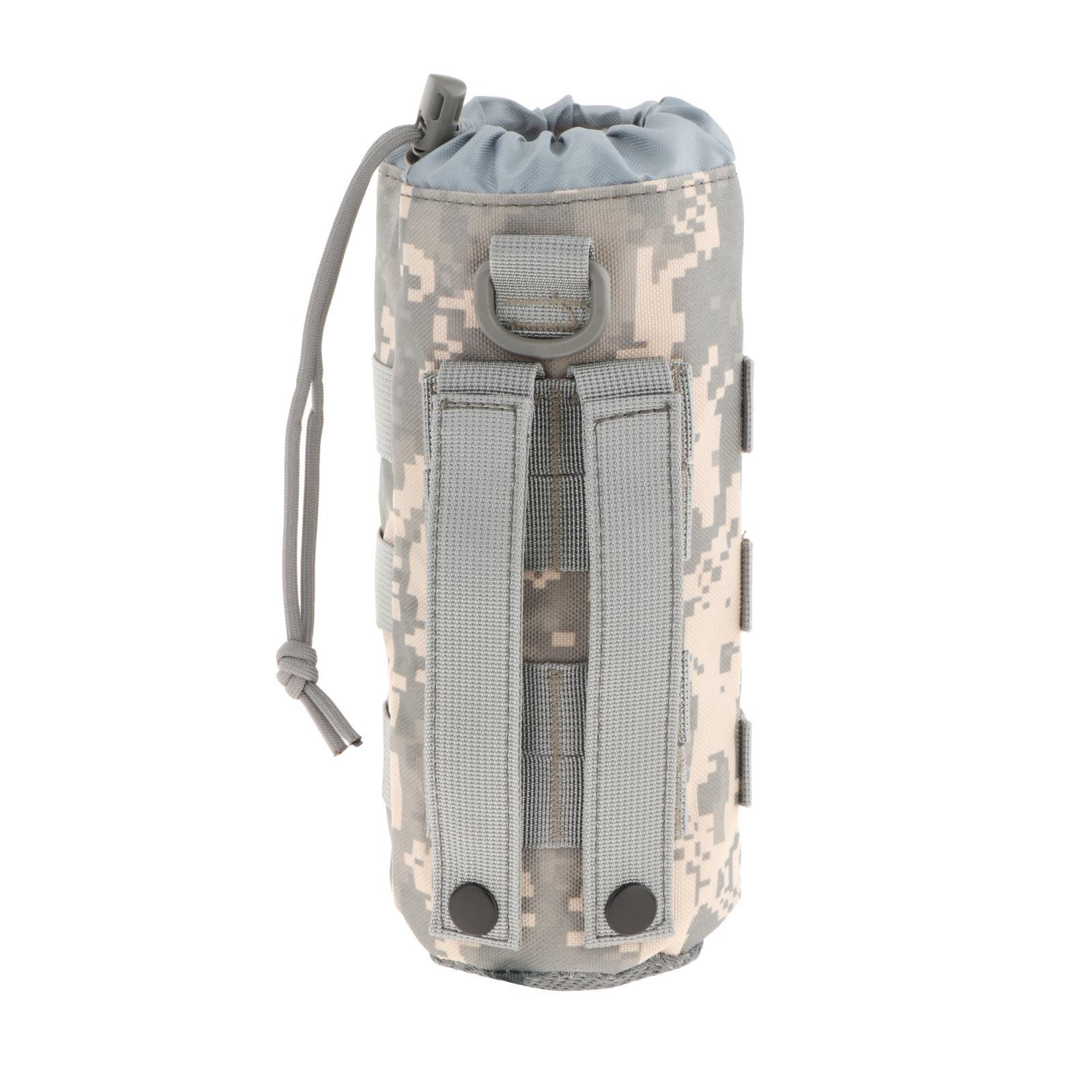 Water Bottle Carrier Pouch Camping Outdoor Hydration Bag ACU Digital 