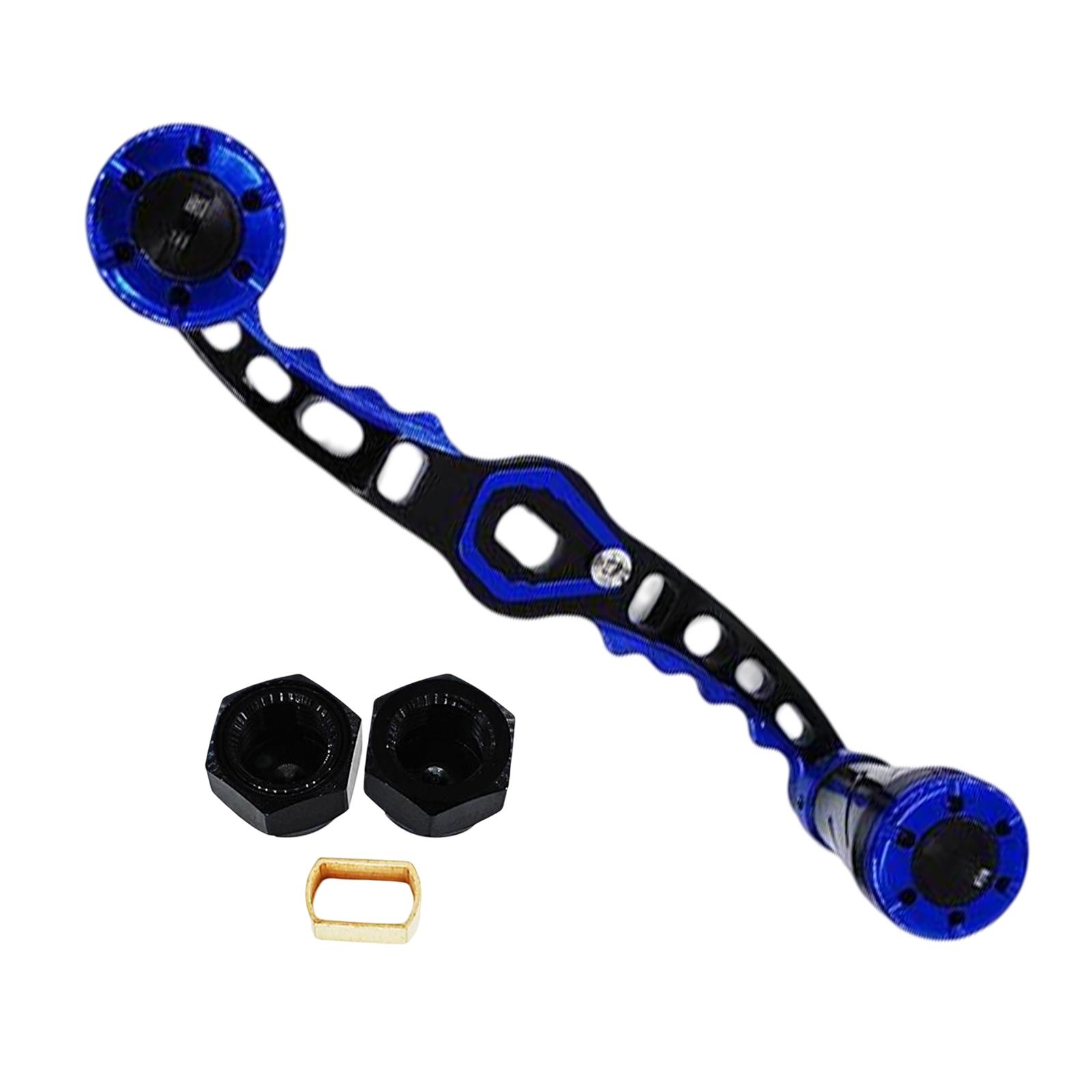 Fishing Reel Handle DIY Accessories Control Easily Professional Efficient Black Blue