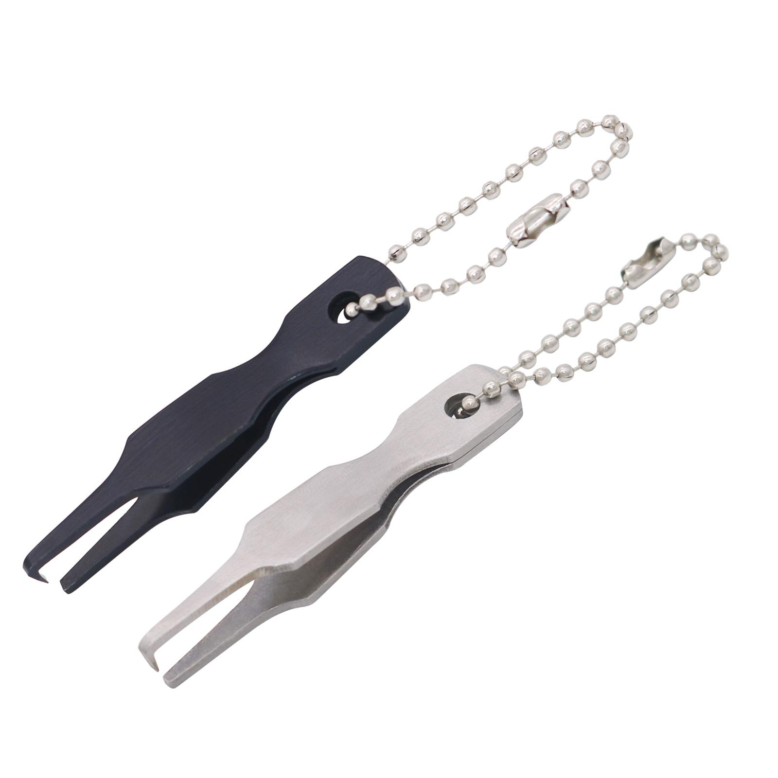 Lure Opener Metal Portable Fishing Tackle Tool Fishing Line Pliers Silver