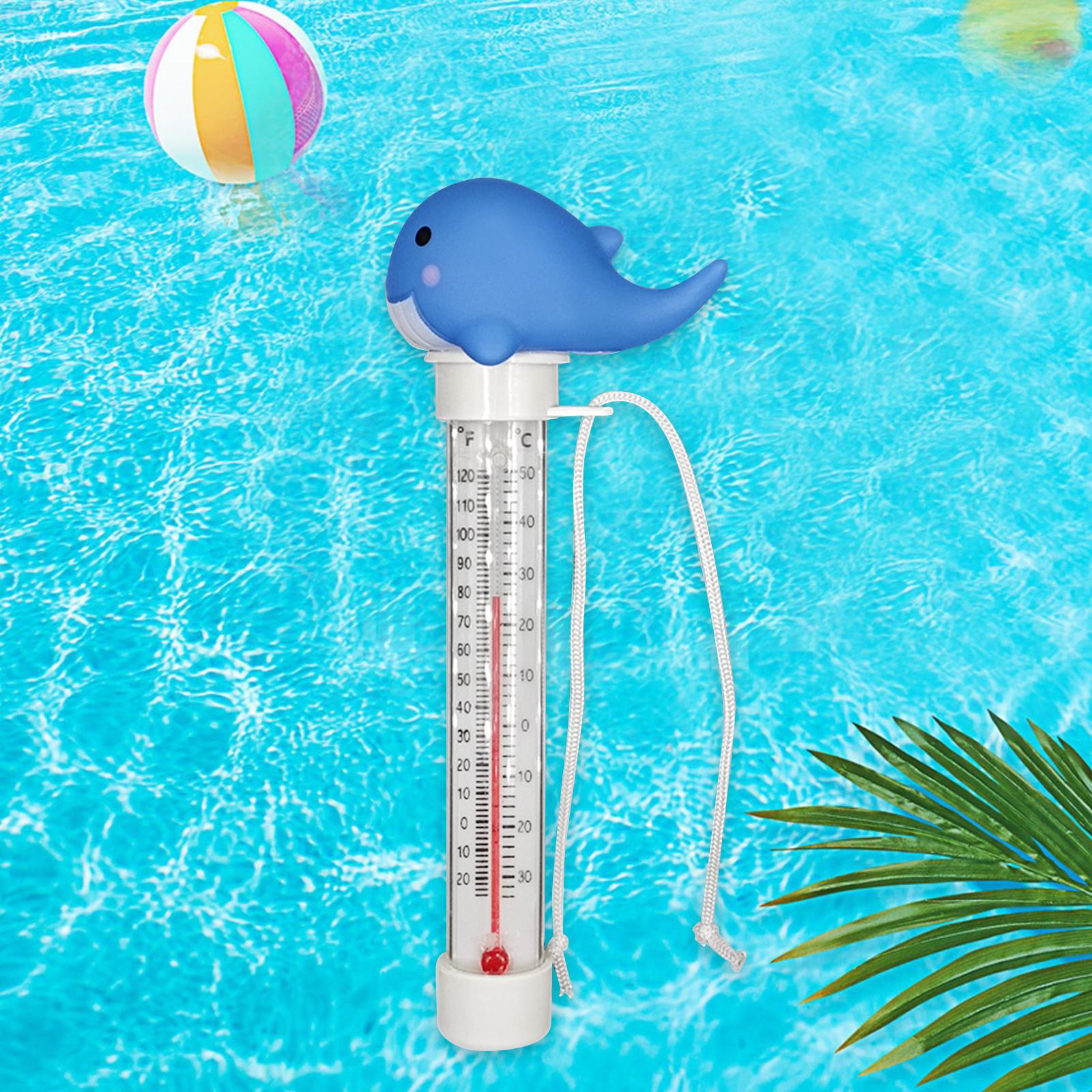 Pool Thermometer Temperature Measurement System for Fish Ponds Bath Pond SPA Blue