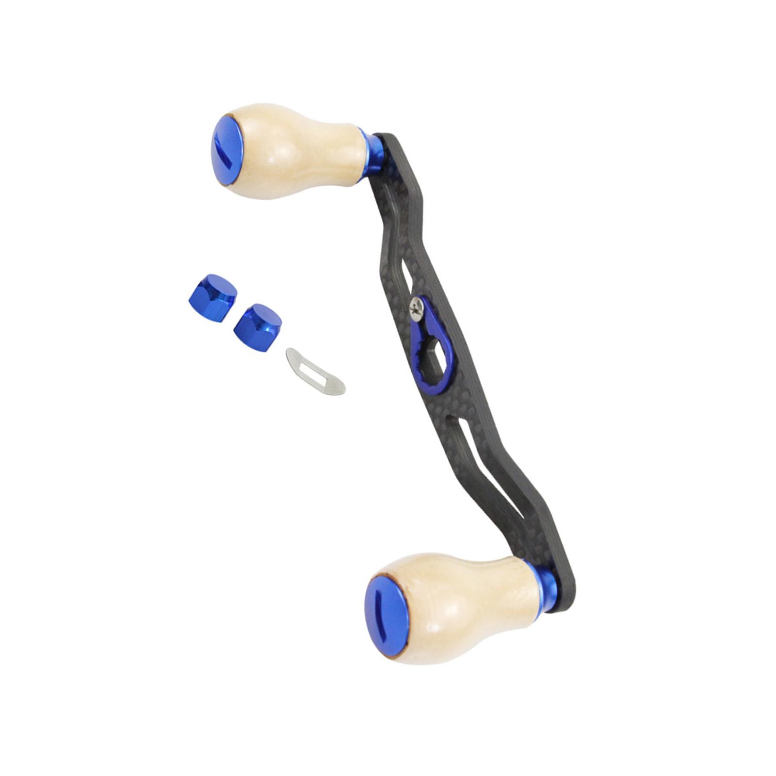 Reel Handle Replacement Parts Accessories Rotatable Baitcasting Power Handle blue