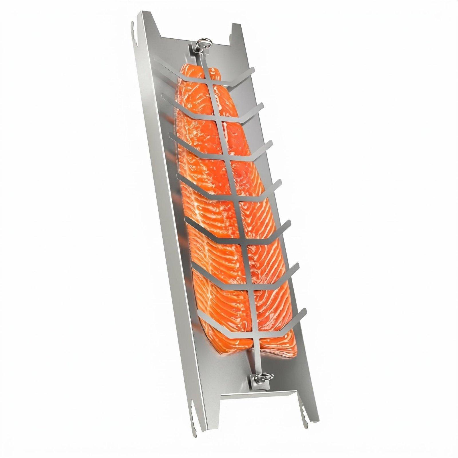 Stainless Steel Salmon Grill Board That Cleans Easily to Clean Grilling Board Rust Resistant Salmon Grilling for Bbq, Picnic