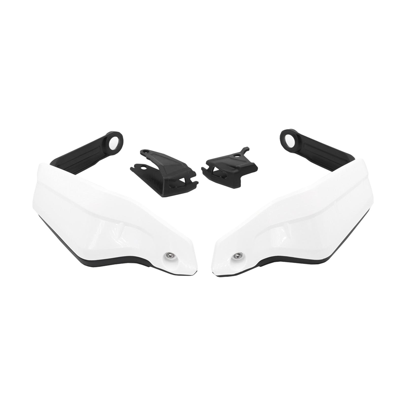 Motorcycle Hand Guards White