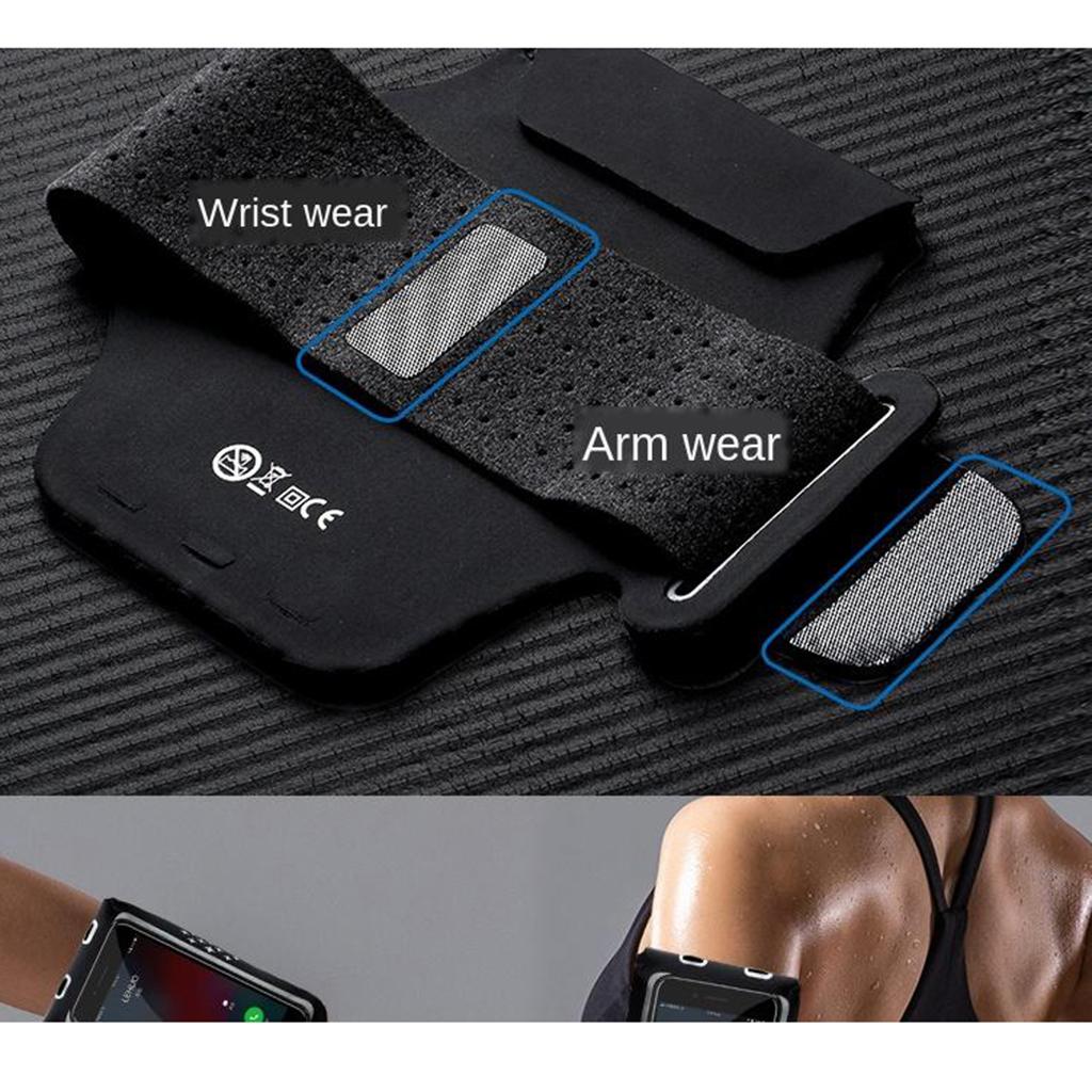 Sports Running Cell Phone Armband Gray (with headphone jack)