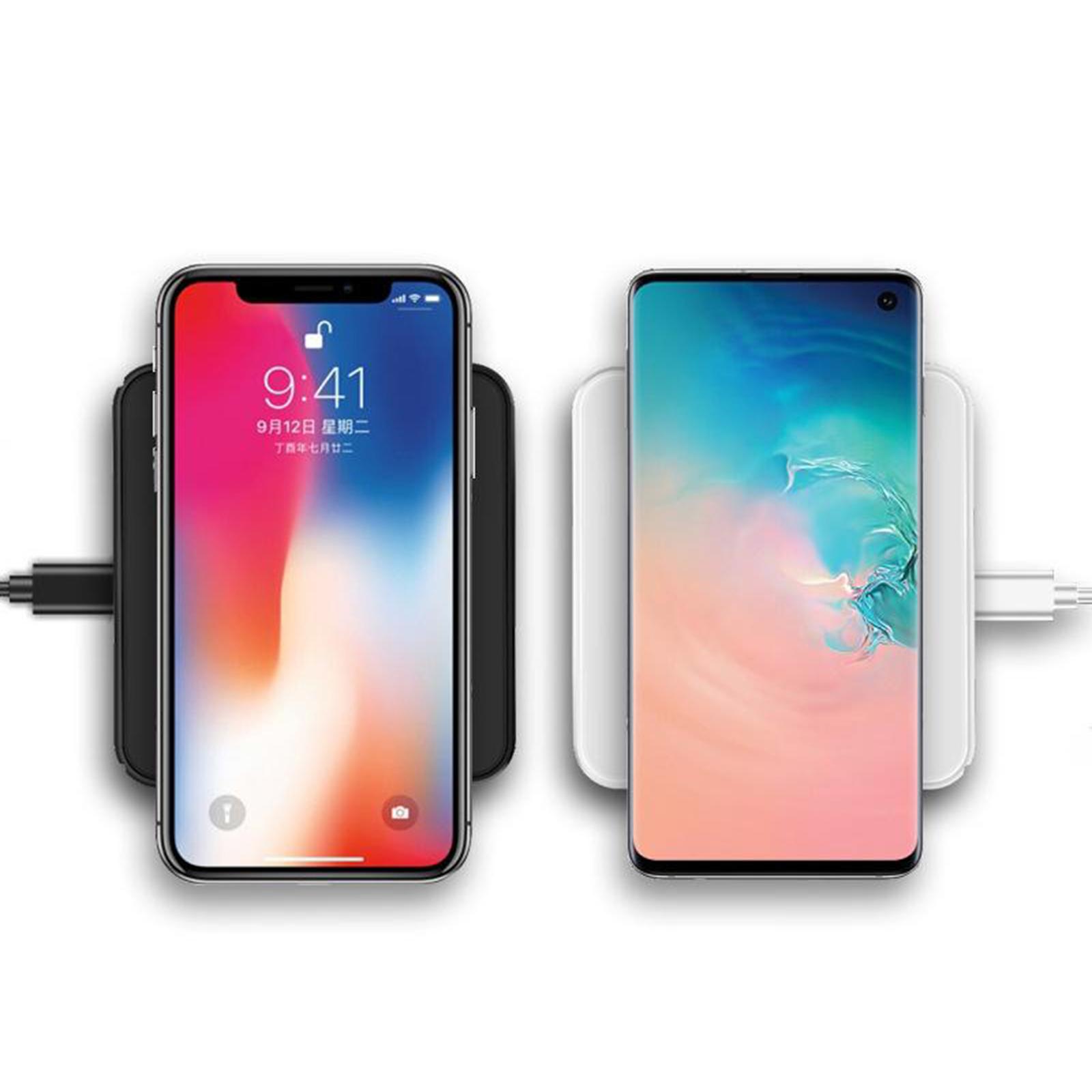 15w Wireless Power Pad Phone Charger for iPhone Cellphone Home Desktop