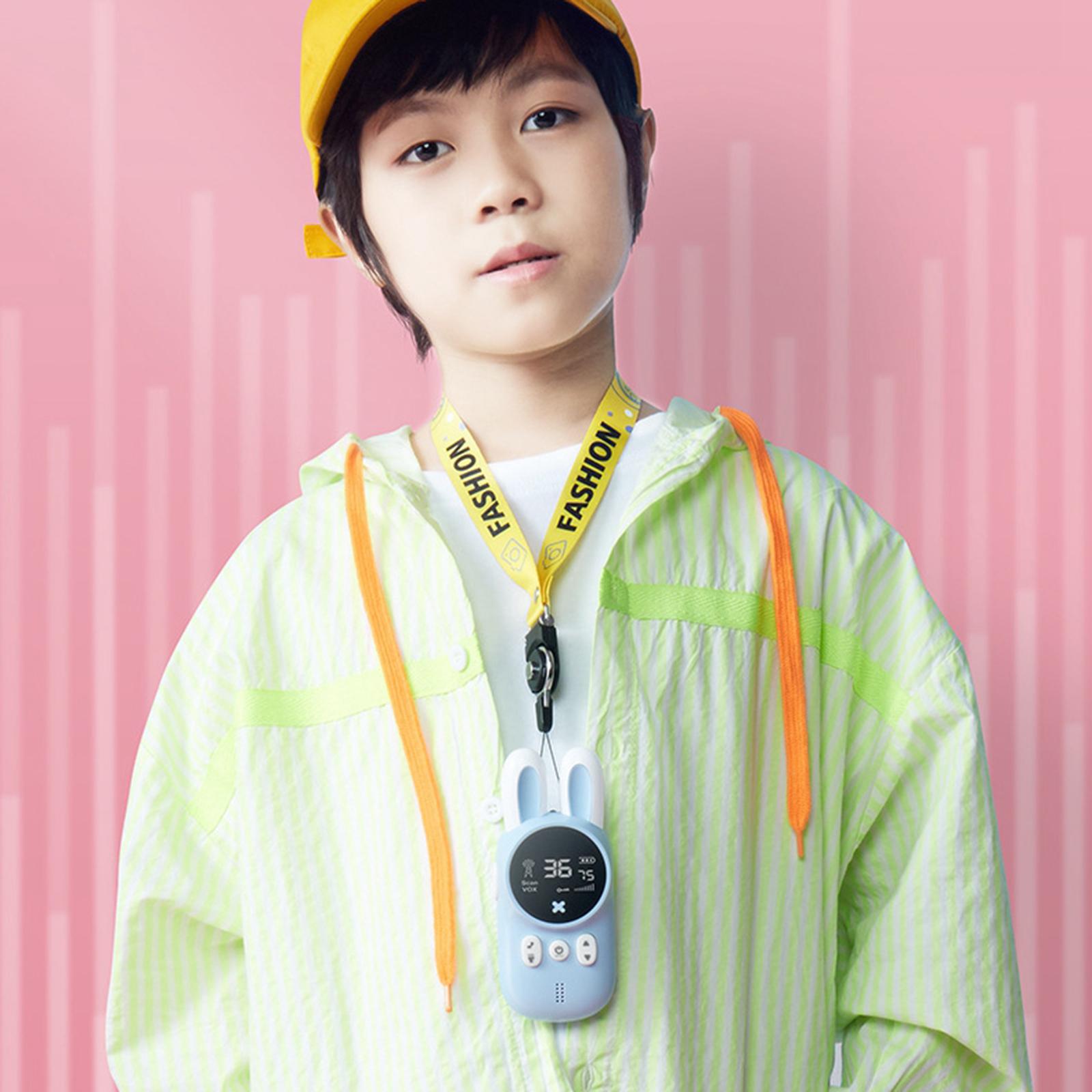 2Pcs Walkie Talkies Flashlight for Toys Outside Adventure Mixed with Lanyard