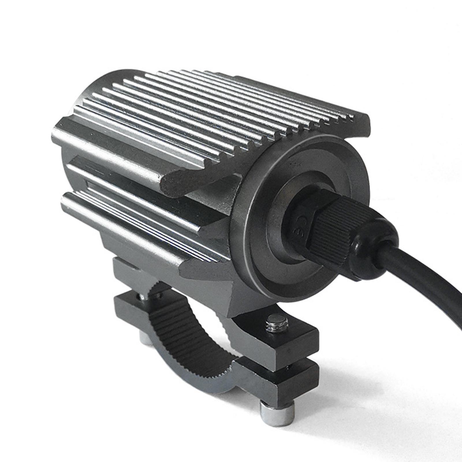 Motorcycle LED Headlight Racer Waterproof Fog Lamp Truck 12-80V Bike