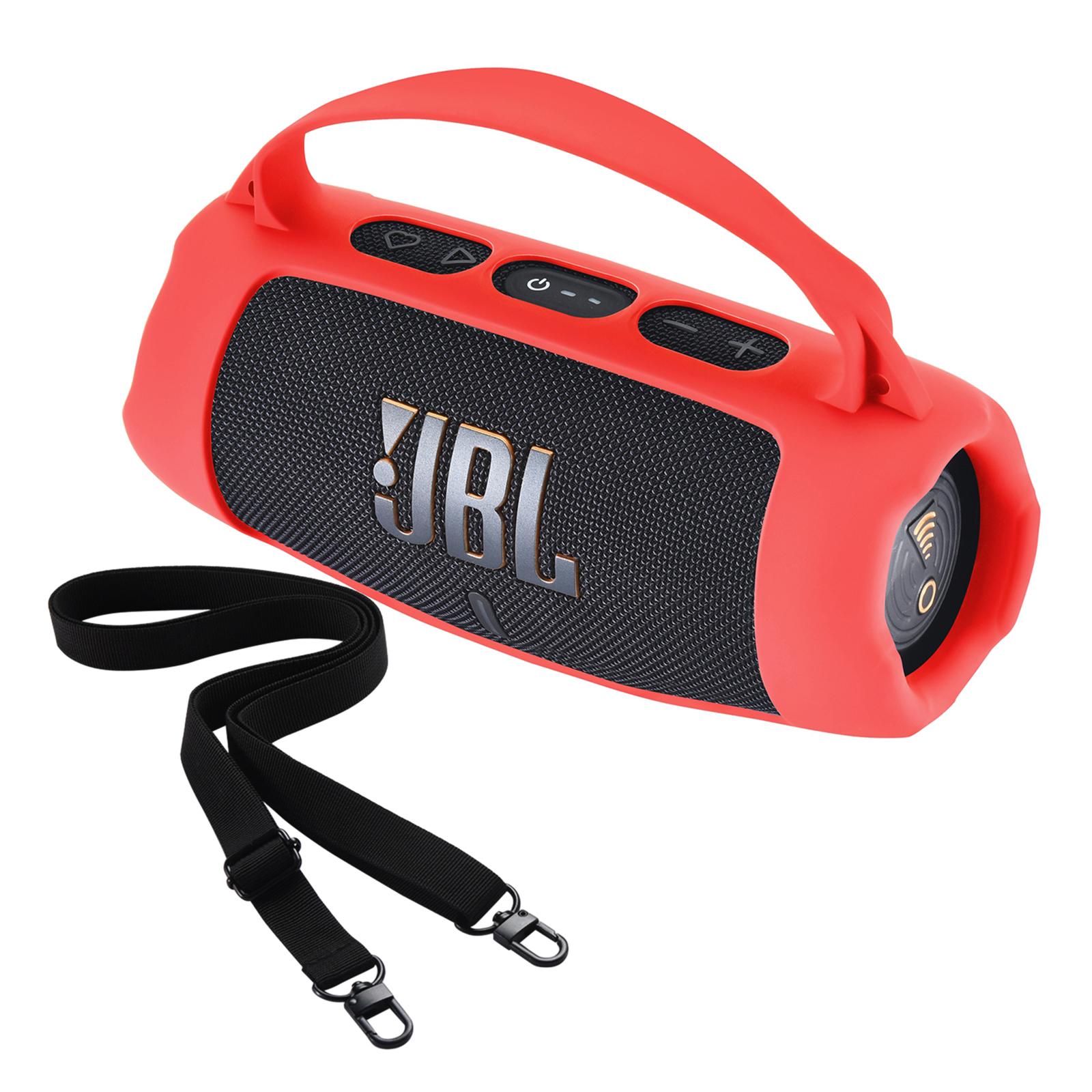 Silicone Speaker Case for Charge5 Speaker Waterproof Silicone Case Cover red