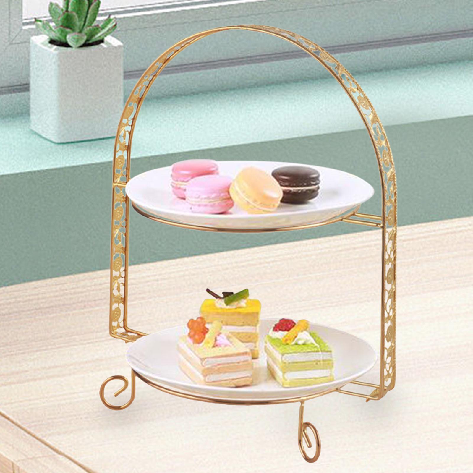 Metal Cake Stand without Plate Dessert Stand for Holiday Celebration Parties