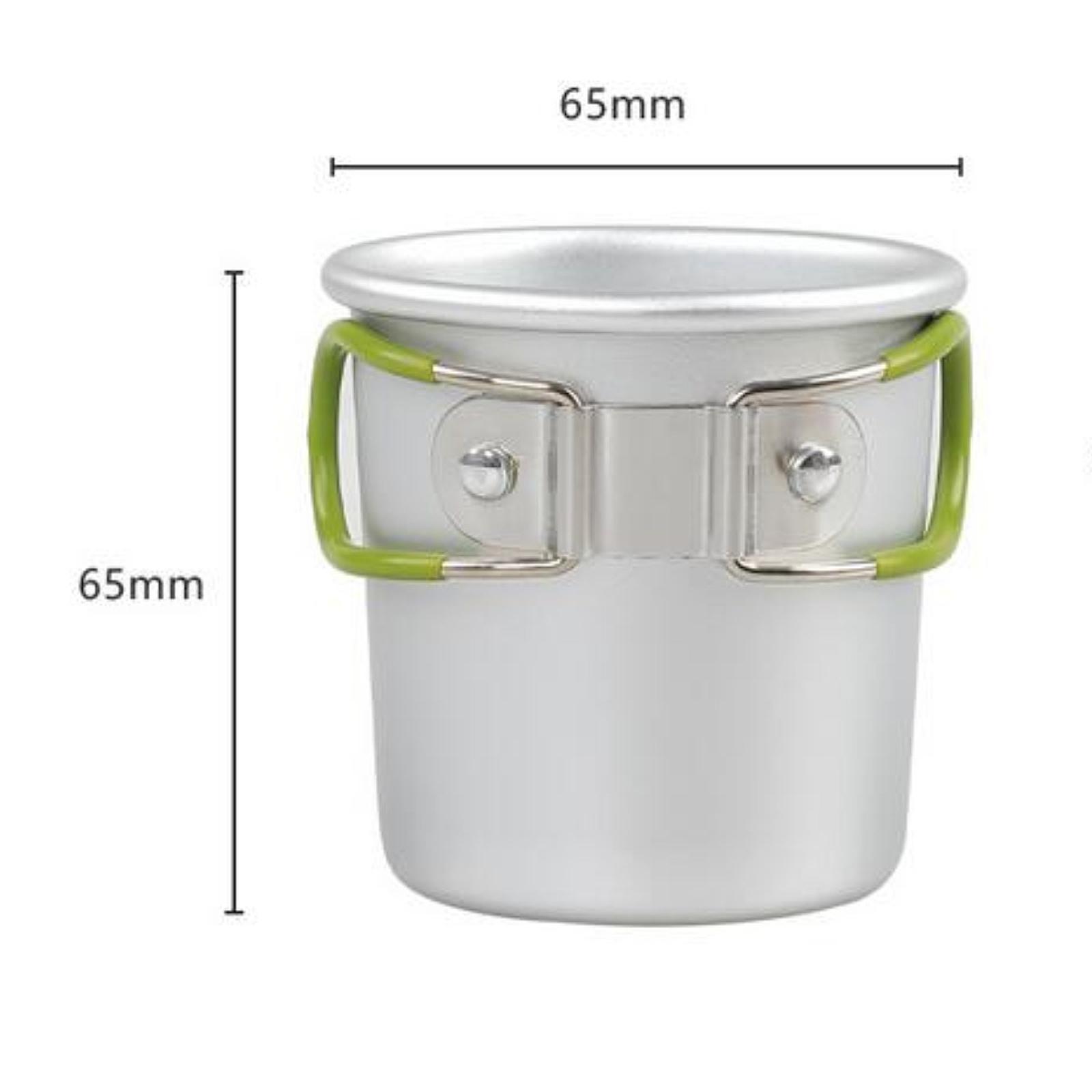 2xCamping Mug Reusable Lightweight Cup for Fishing Camping Hunting