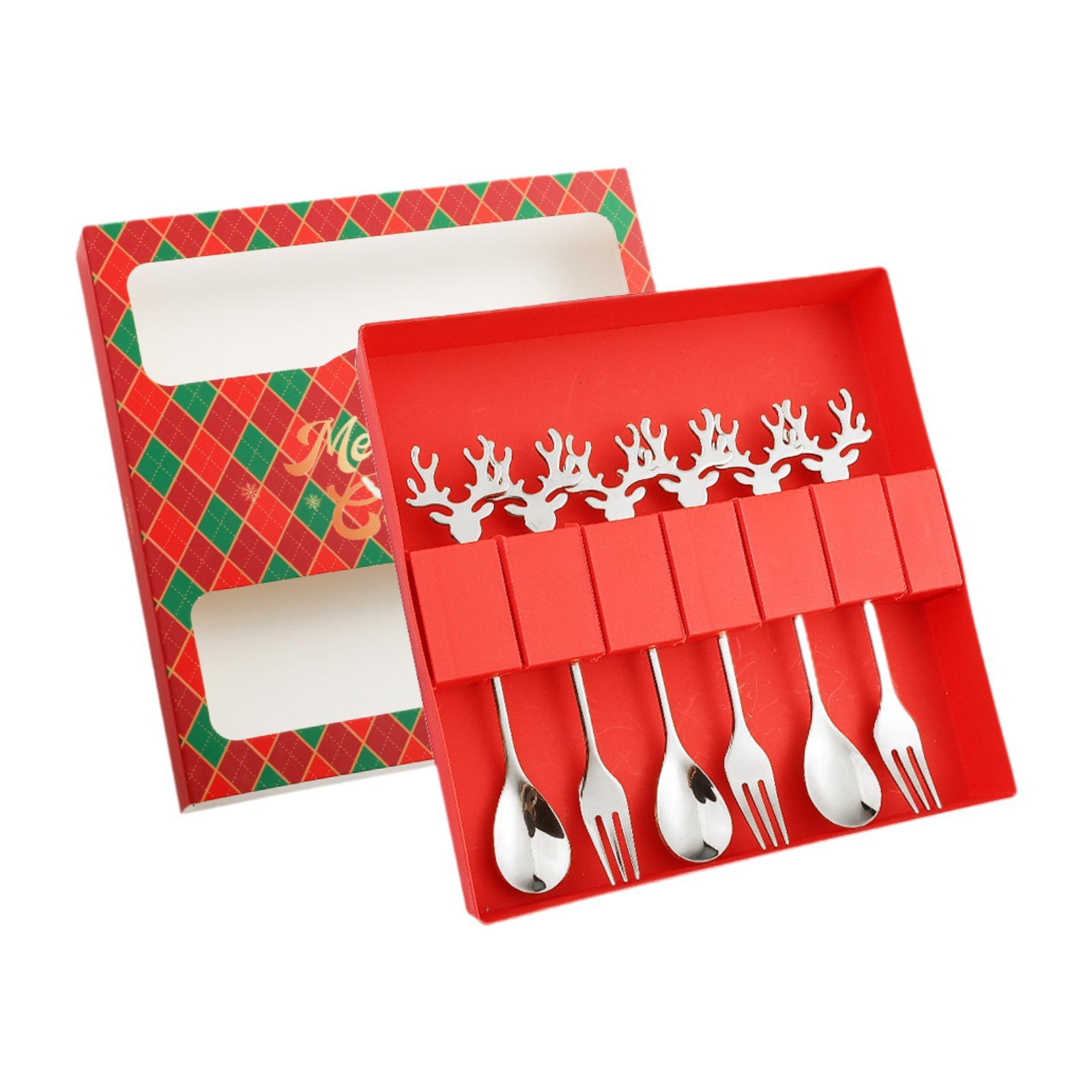 Christmas Spoons Forks Set