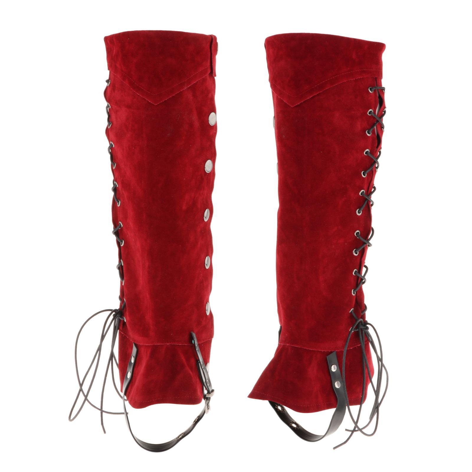 Pirate Boot Tops Red