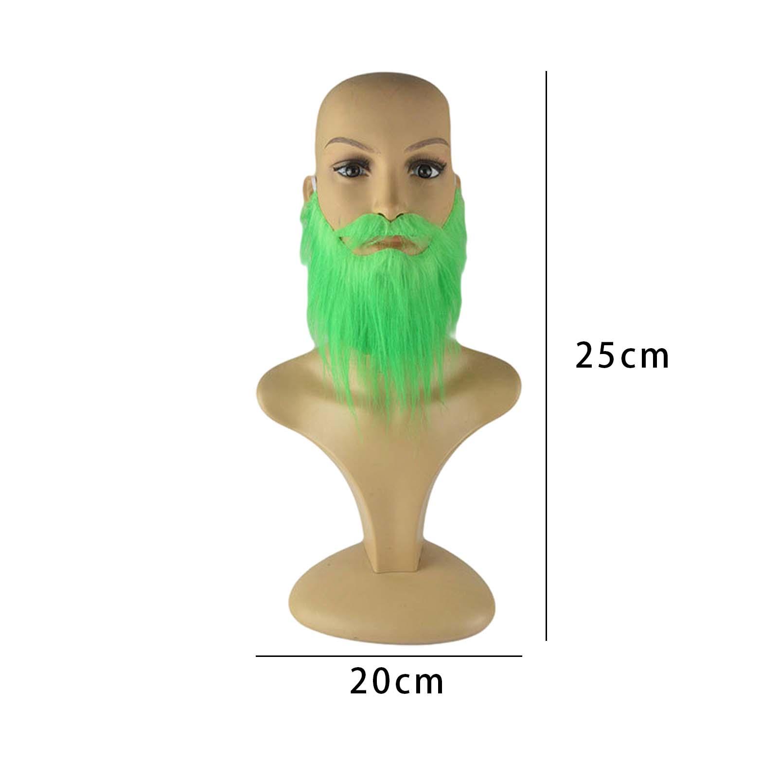 5xFake Patricks Beard Costume Accessories for Festive ST Patricks Halloween