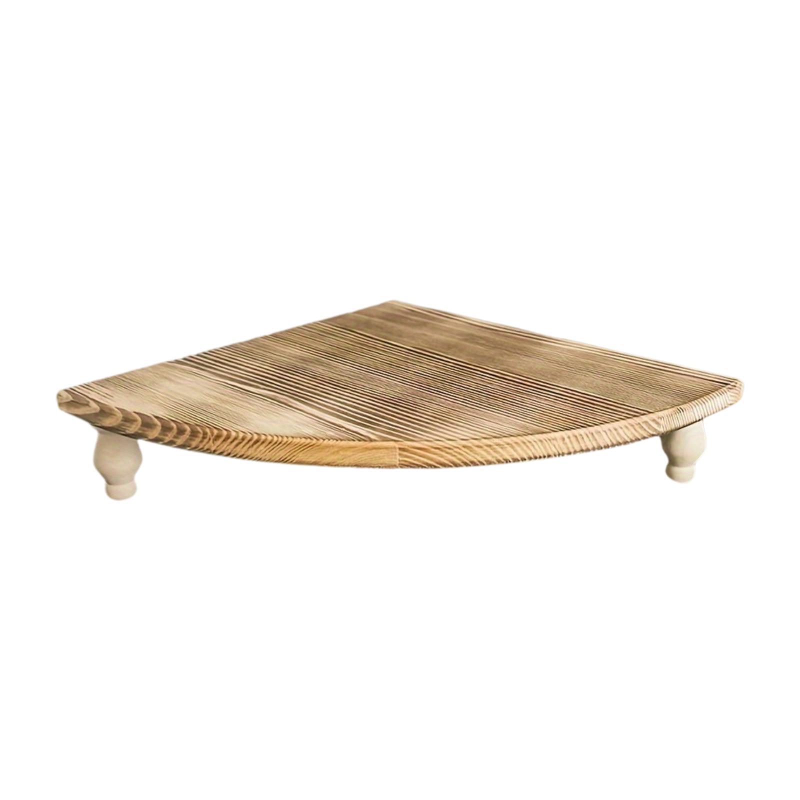 Wood Corner Shelf Stand
