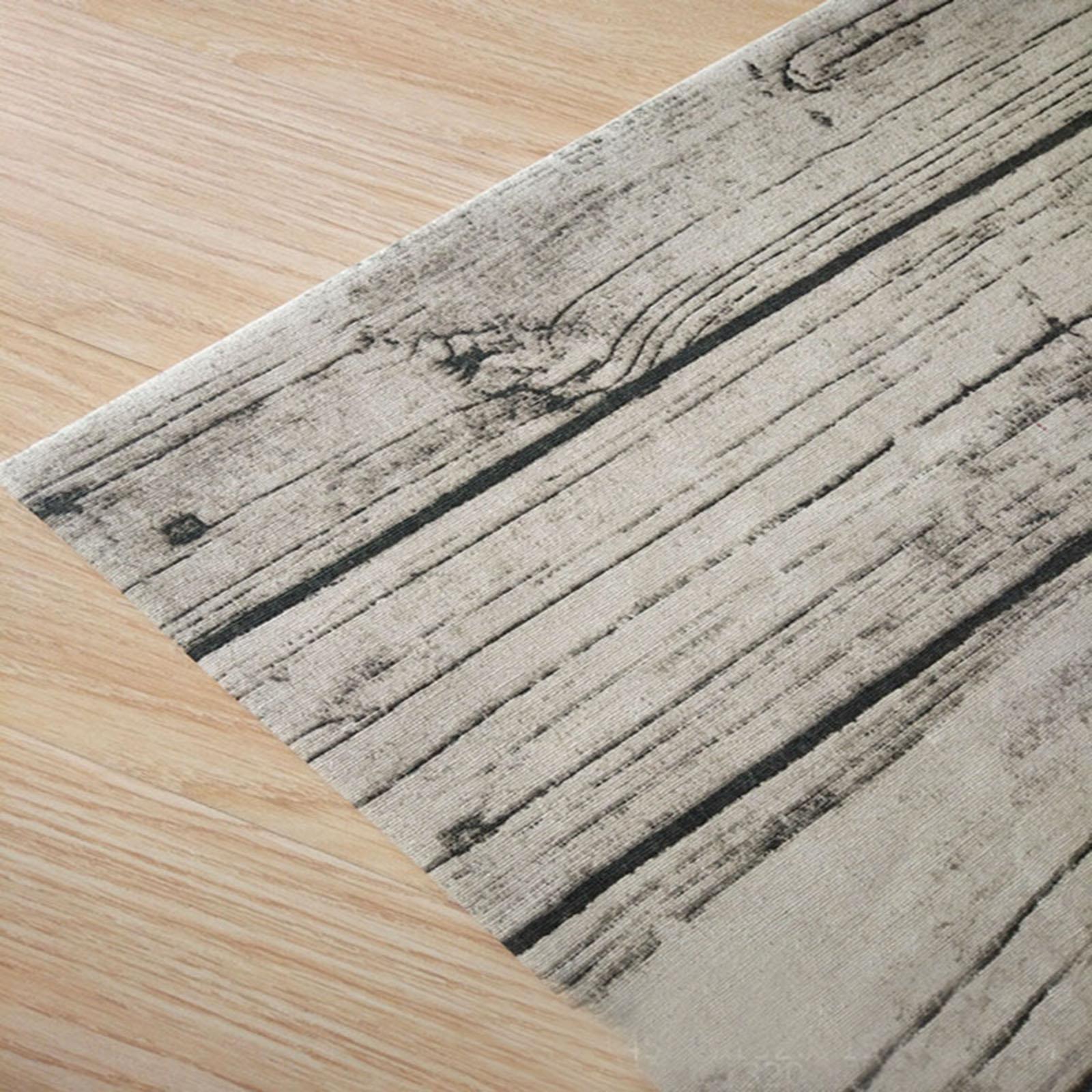 Rustic Wood Grain Tablecloth Home Kitchen Dinner Party 140x200cm