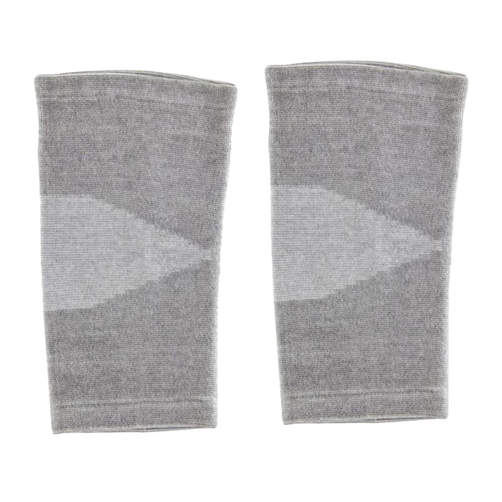1Pair Bamboo Fabric Knee Compression Sleeves Elastic