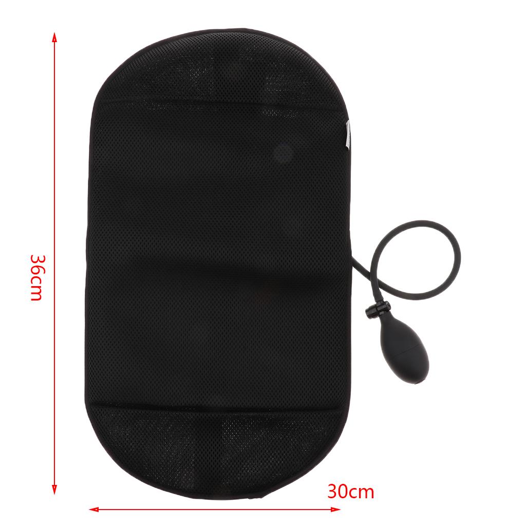 2PCS Portable Inflatable Lumbar Support Cushions Back Massage Pillows Travel