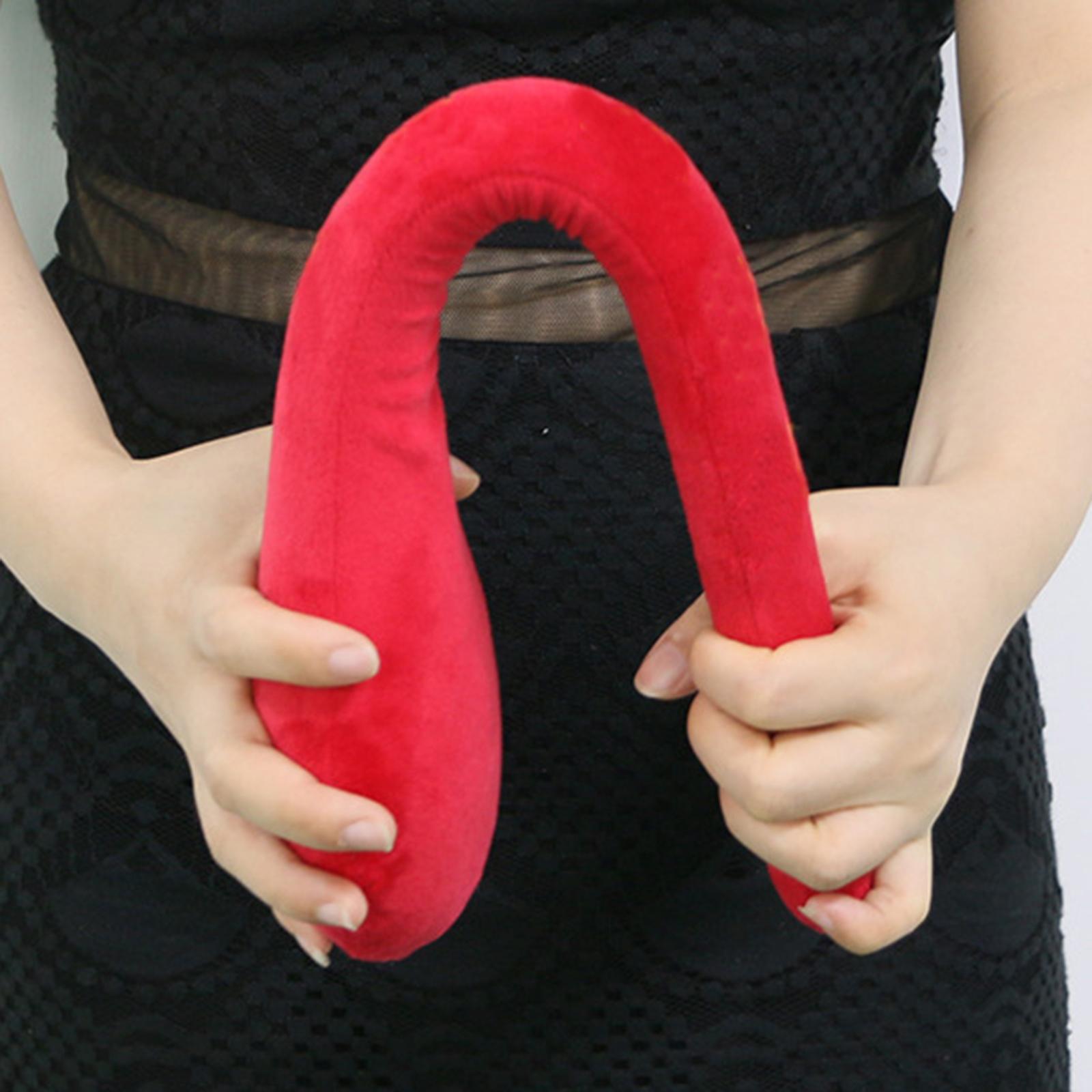 Wrapped Flannel Muscle Massaging Stick Tool Tapping Back No Characters