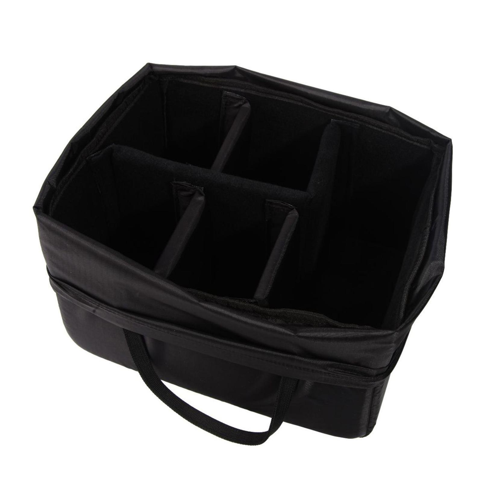 Camera Insert Bag Adjustable Travel Protective Bag Camera Bag Insert black