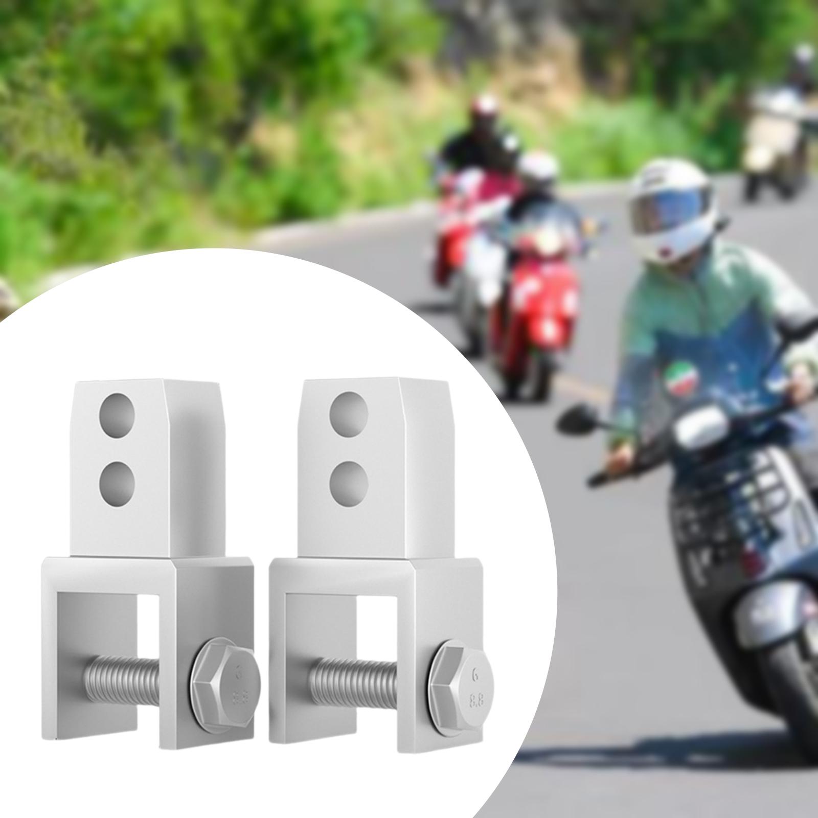 2 Pieces Height Extension Adapter High Damping Device Heightening Device Pad Silver