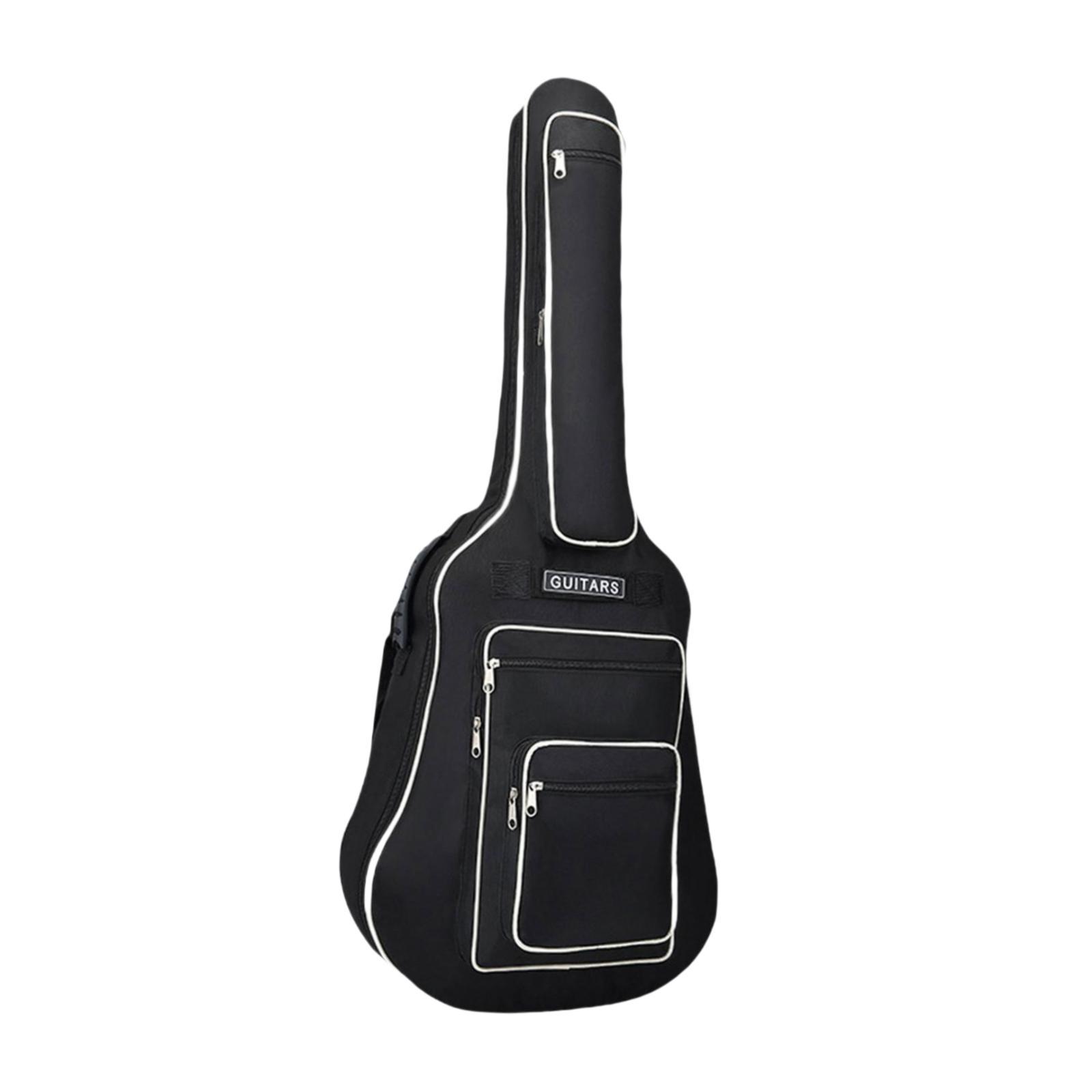 Electric Guitar Bag Thick Padding Backpack Carrying Bag for Classical Guitar