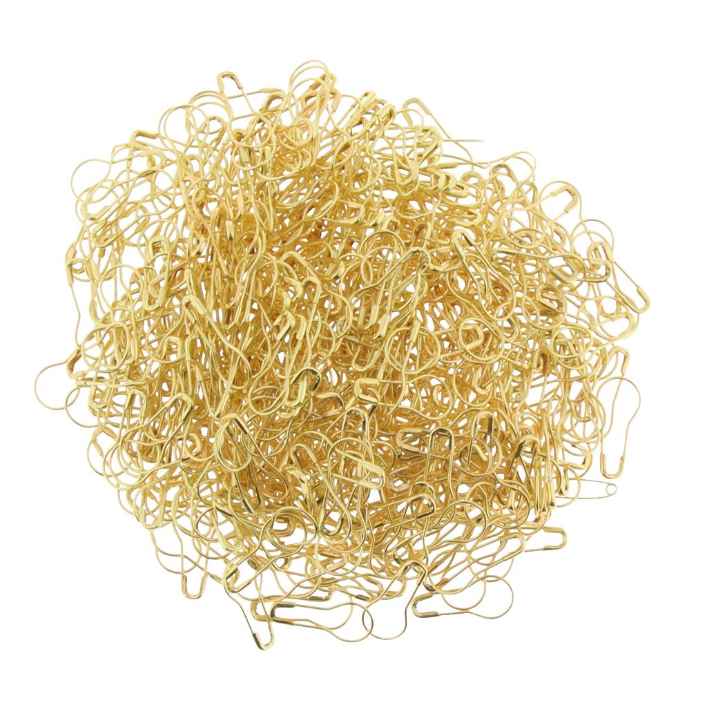 Metal Safety Pins Gold