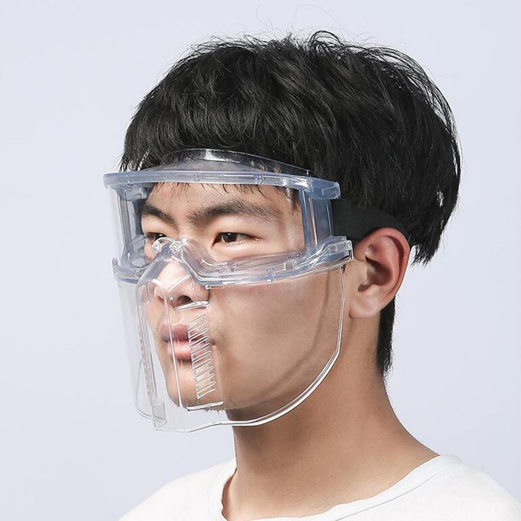 Splash Proof Goggles Dust Wind-Proof Reusable Face Shield Daily Commuting