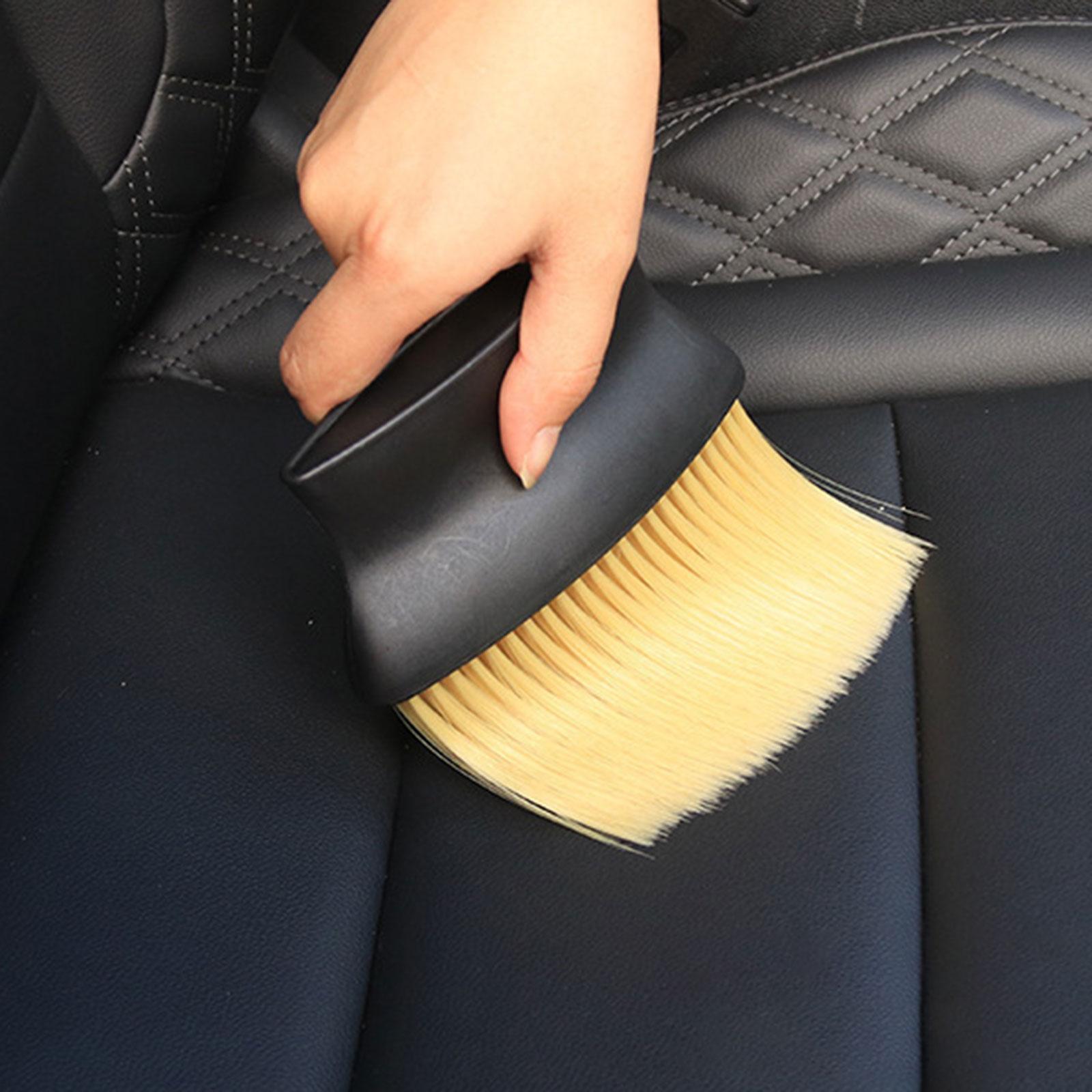 Car Interior Dust Brush Auto Detailing Brush Multipurpose for Computers Yellow