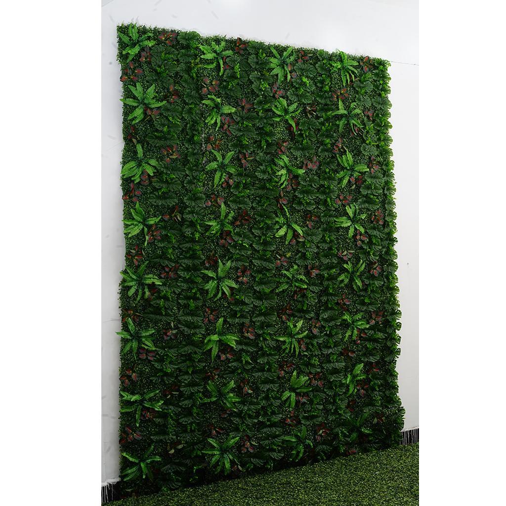 Artificial Hedge Plant Flower Wall Panels Indoor Outdoor Garden