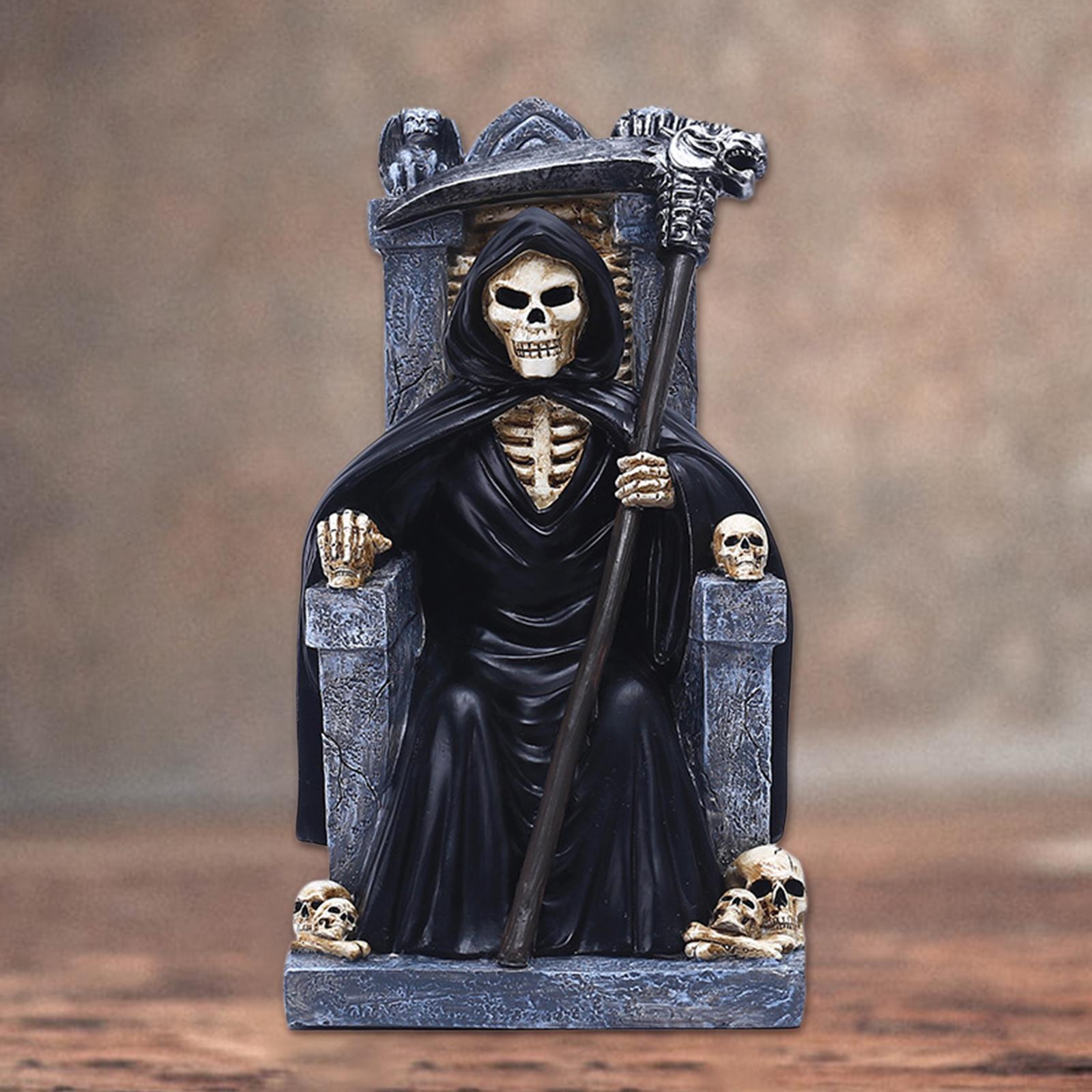 Halloween Western Death Figurine Home Horror Decor Indoor Desktop Patio
