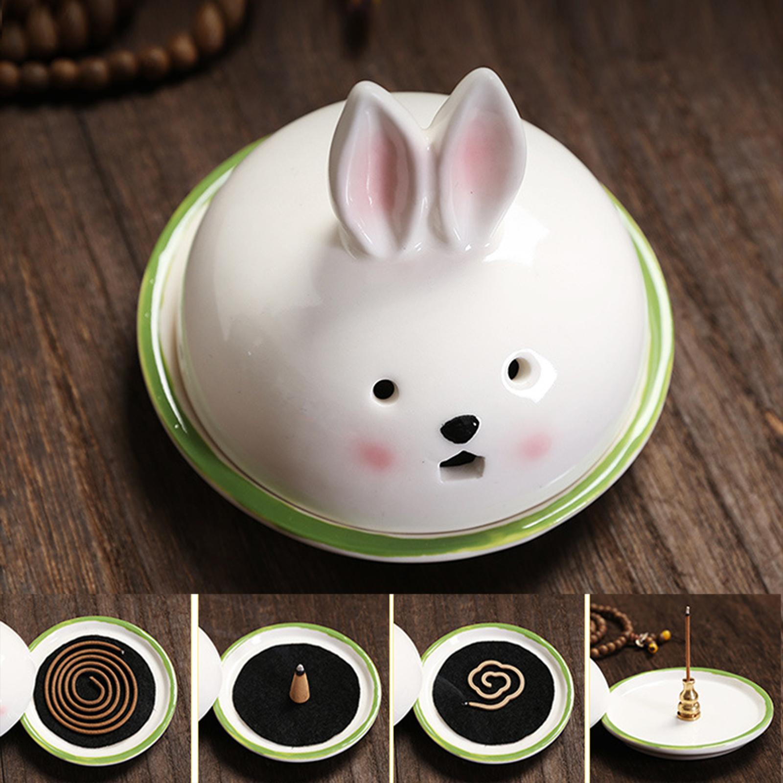 Cute Incenses Holder Accessories Craft Adorable for Tea Room Office Desktop