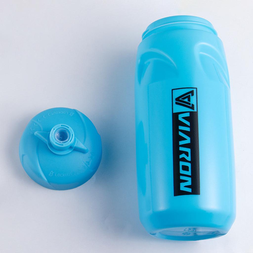 Water Bottle Mountain Bike Sports Cup Plastic Water Squeeze Blue