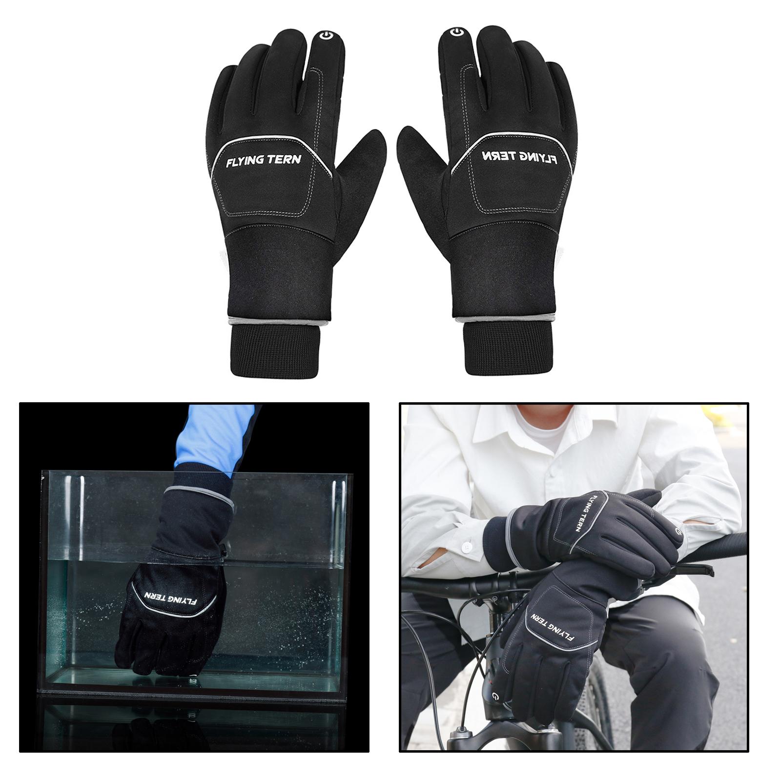 Windproof Waterproof Winter Gloves Touch Screen Warm Thermal Mittens M