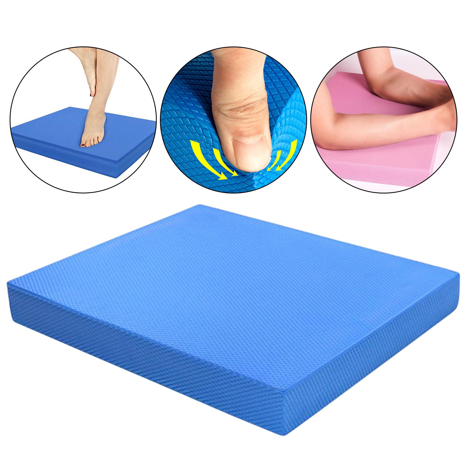 TPE Yoga Mat Board Soft Stability for Pilates Fitness Adults Kids L Blue