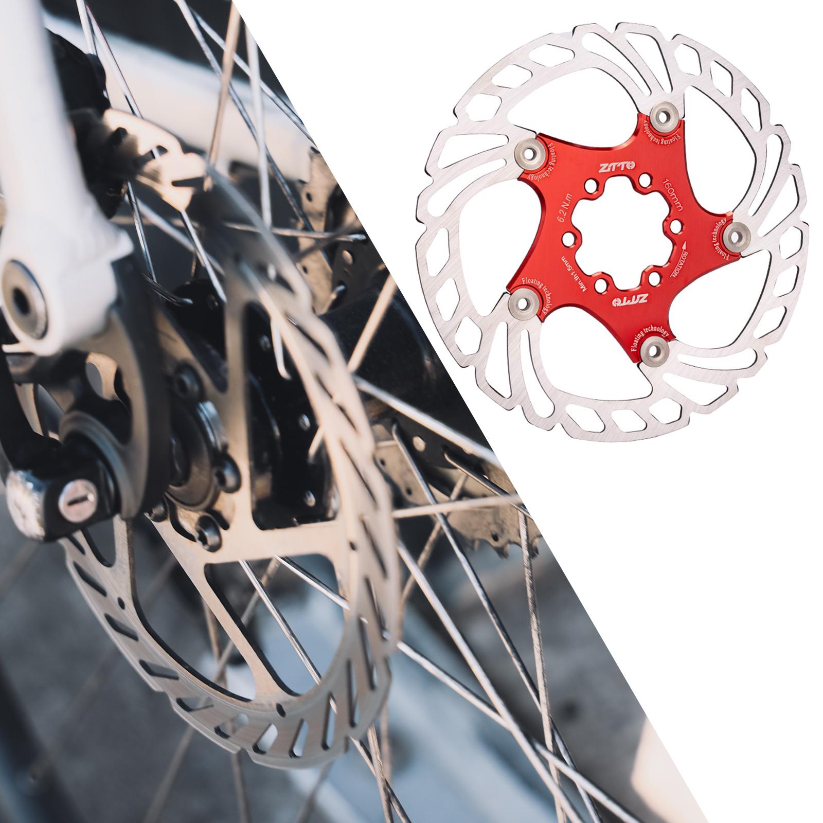 Bike Disc Brake Rotor Bicycle Brake Disc for MTB Road Bikes Red 160mm
