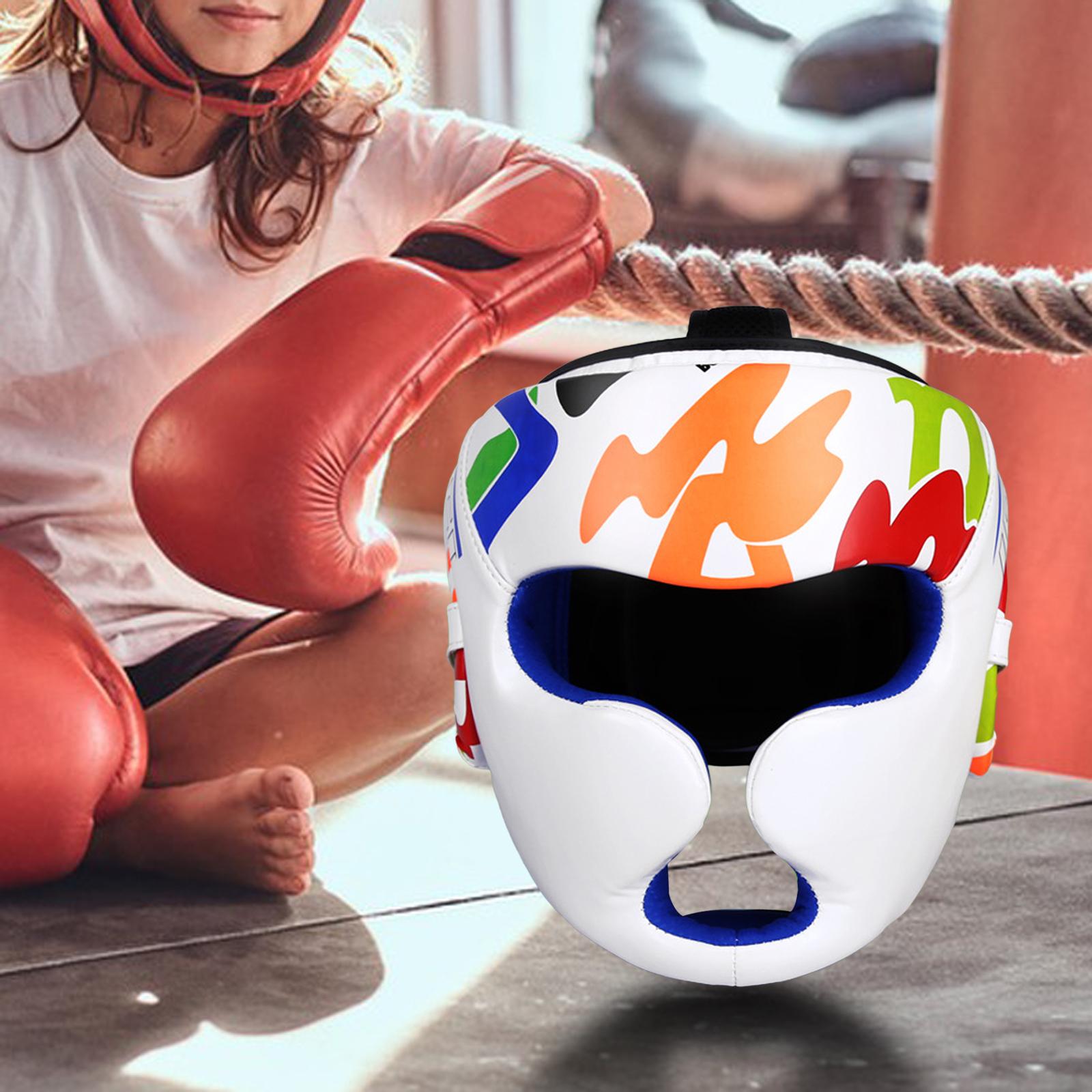 Karate Helmet Guards Boxing Headgear for Kids Body Building Sparring M