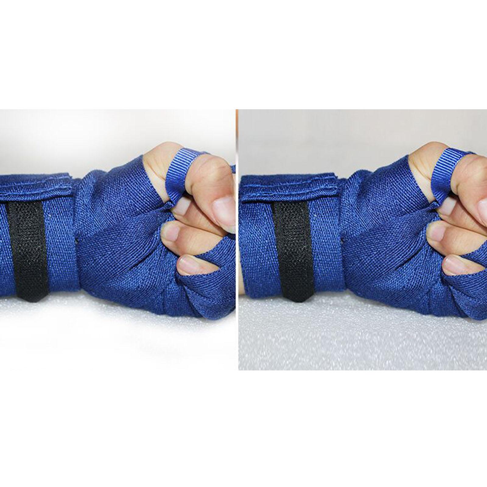 Boxing Wraps Gloves Protective Gear Kickboxing Bandages Unisex blue
