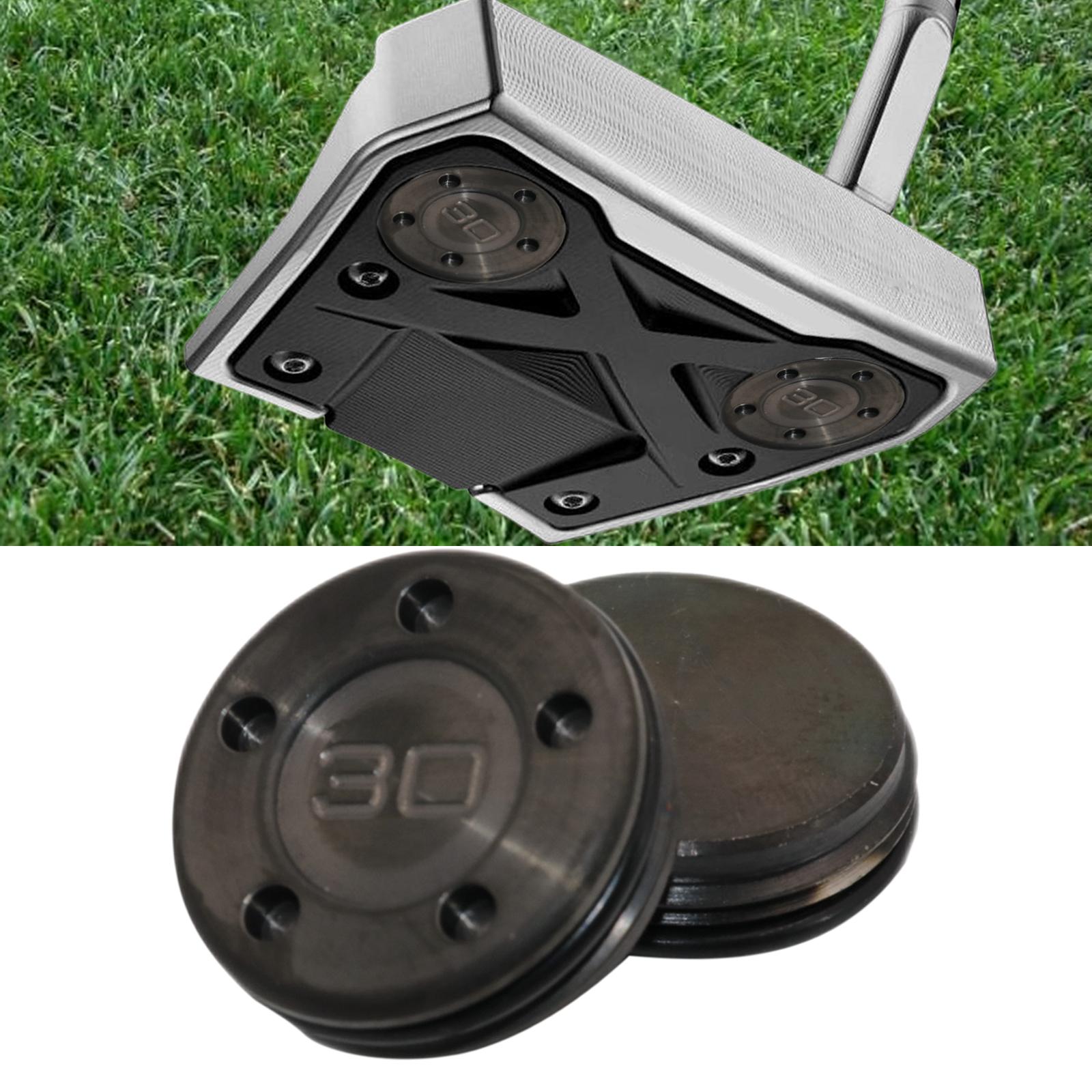 2Pcs Golf Custom Putter Weights Sturdy Accessories Black 30g 