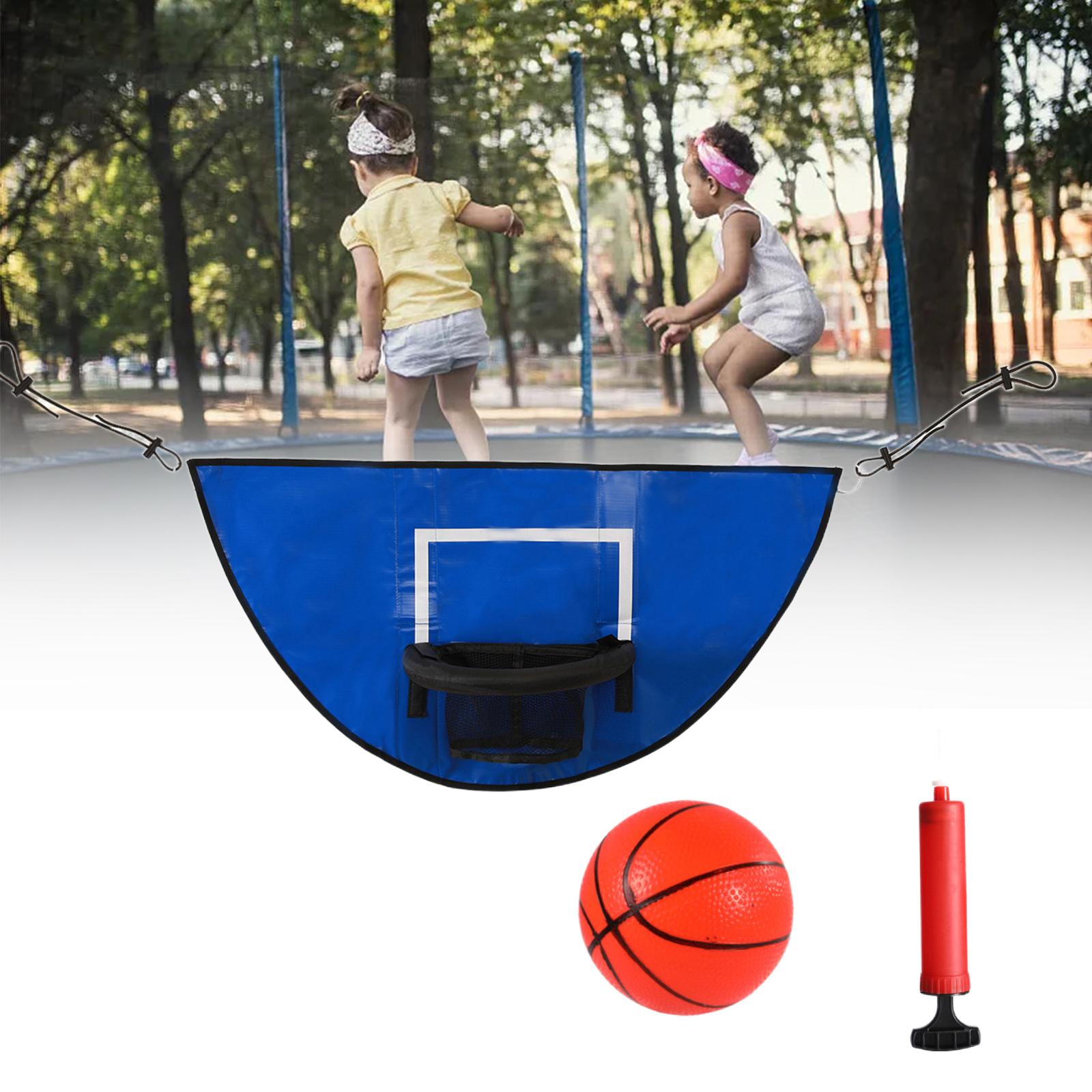 Universal Mini Trampoline Basketball Hoop Easy to Assemble Basketball Stand